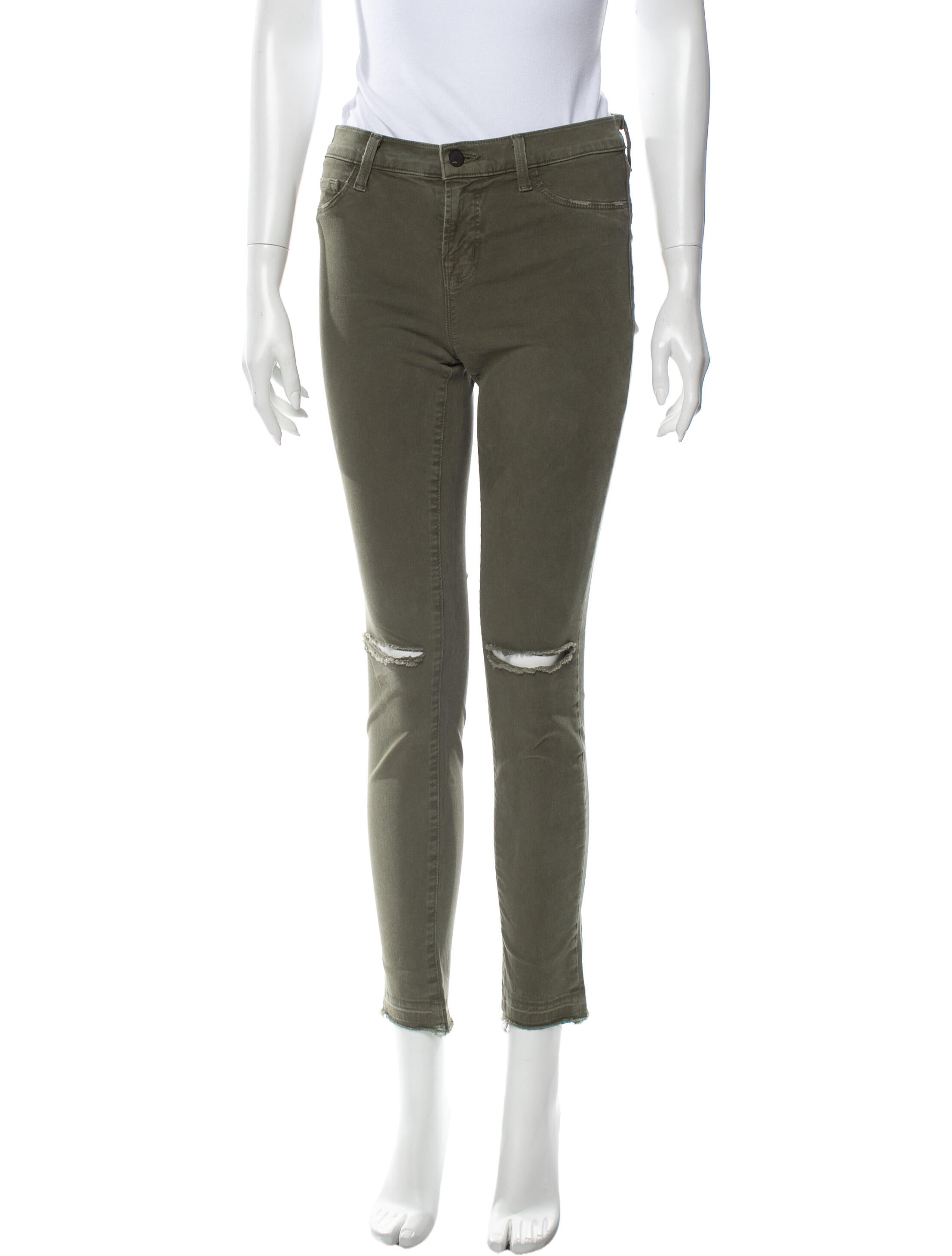 J Brand Mid-Rise Skinny Leg Jeans