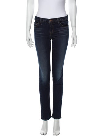 J Brand Low-Rise Skinny Leg Jeans