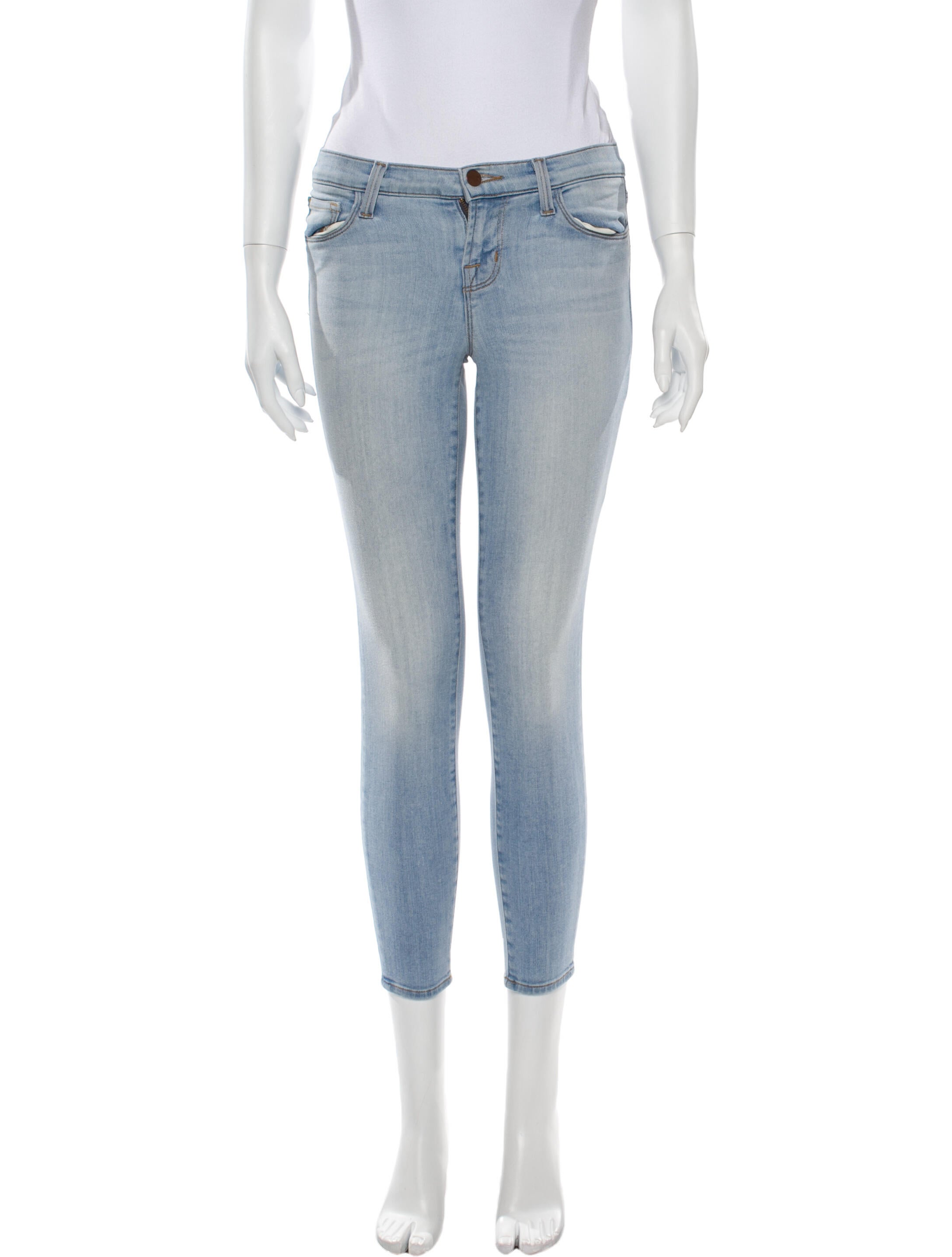J Brand Mid-Rise Skinny Leg Jeans