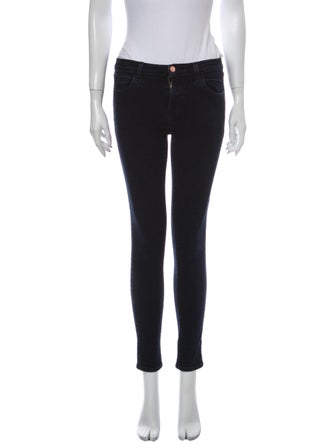J Brand Mid-Rise Skinny Leg Jeans