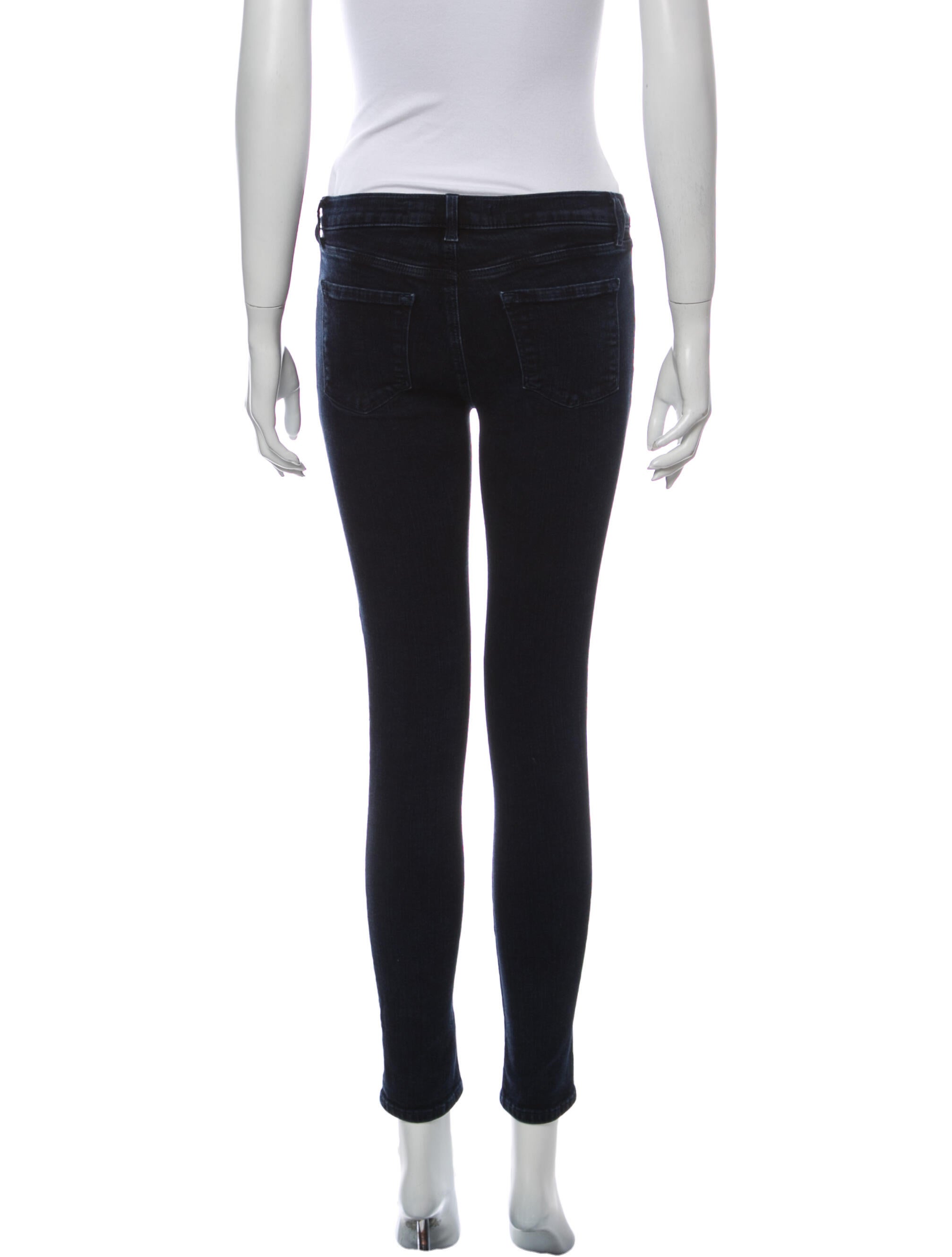 J Brand Mid-Rise Skinny Leg Jeans