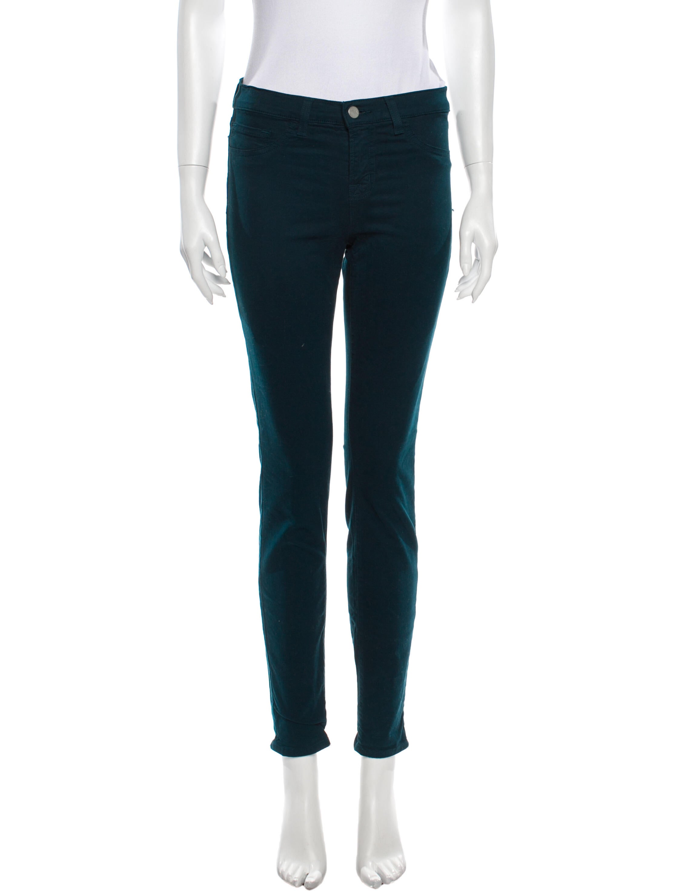 J Brand Mid-Rise Skinny Leg Jeans