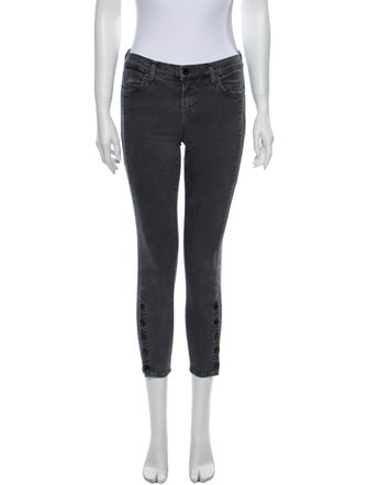 J Brand Mid-Rise Skinny Leg Jeans