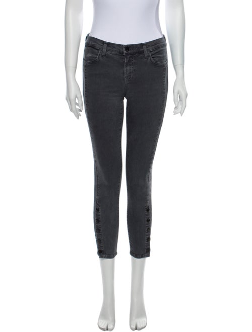 J Brand Mid-Rise Skinny Leg Jeans