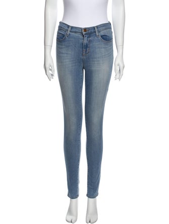 J Brand Mid-Rise Skinny Leg Jeans