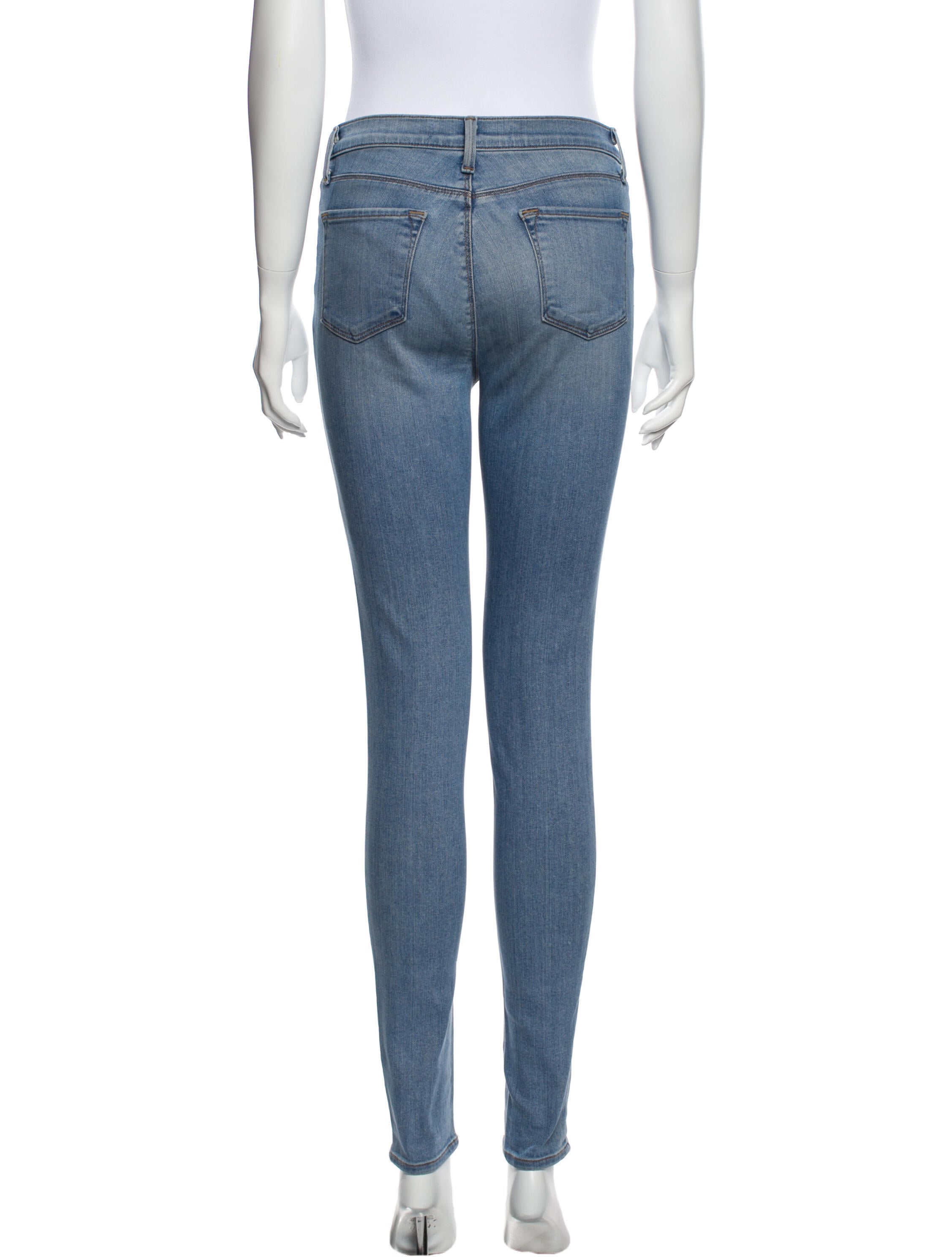 J Brand Mid-Rise Skinny Leg Jeans