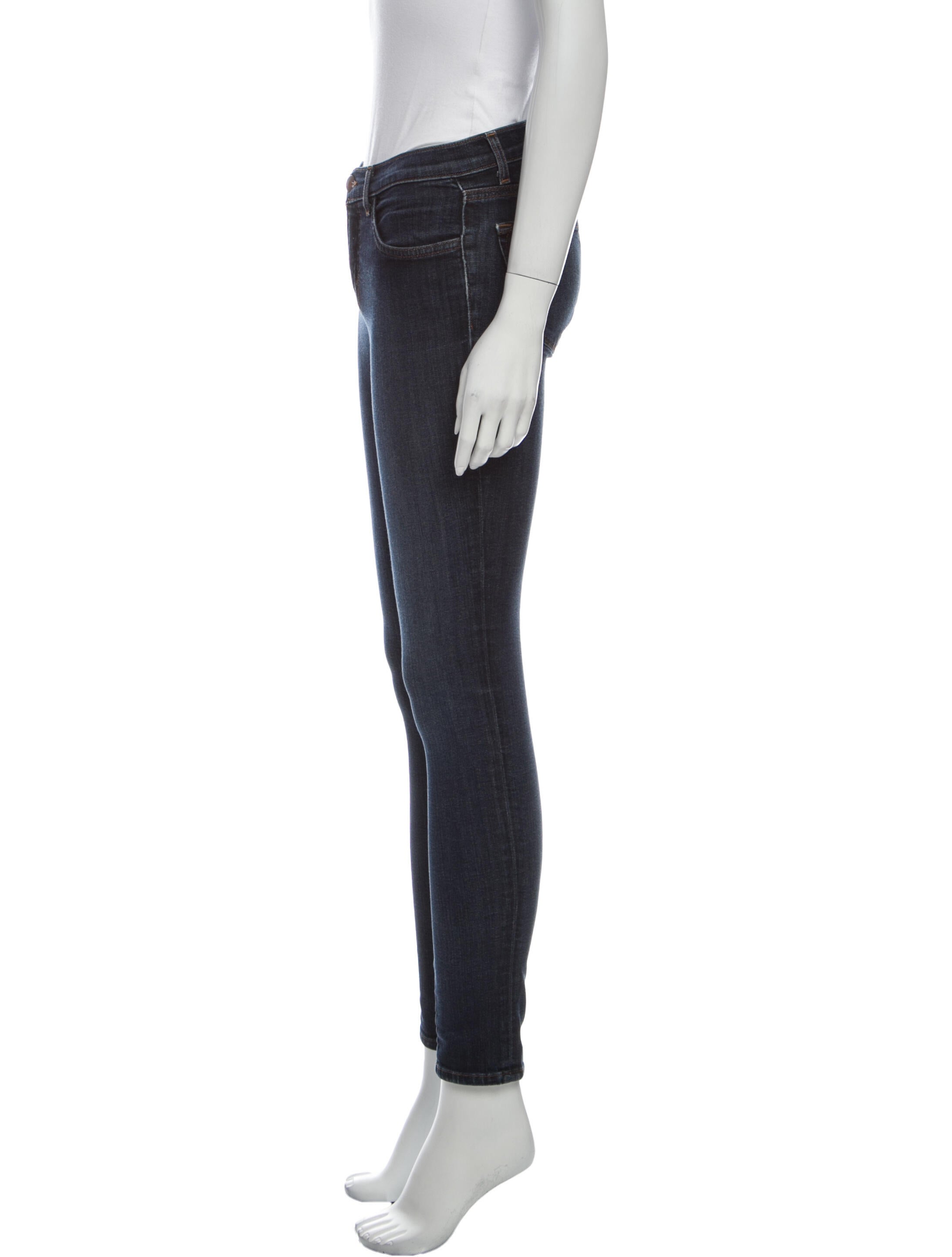 J Brand Mid-Rise Skinny Leg Jeans
