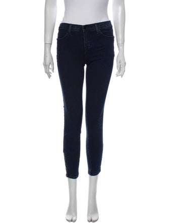 J Brand Mid-Rise Skinny Leg Jeans