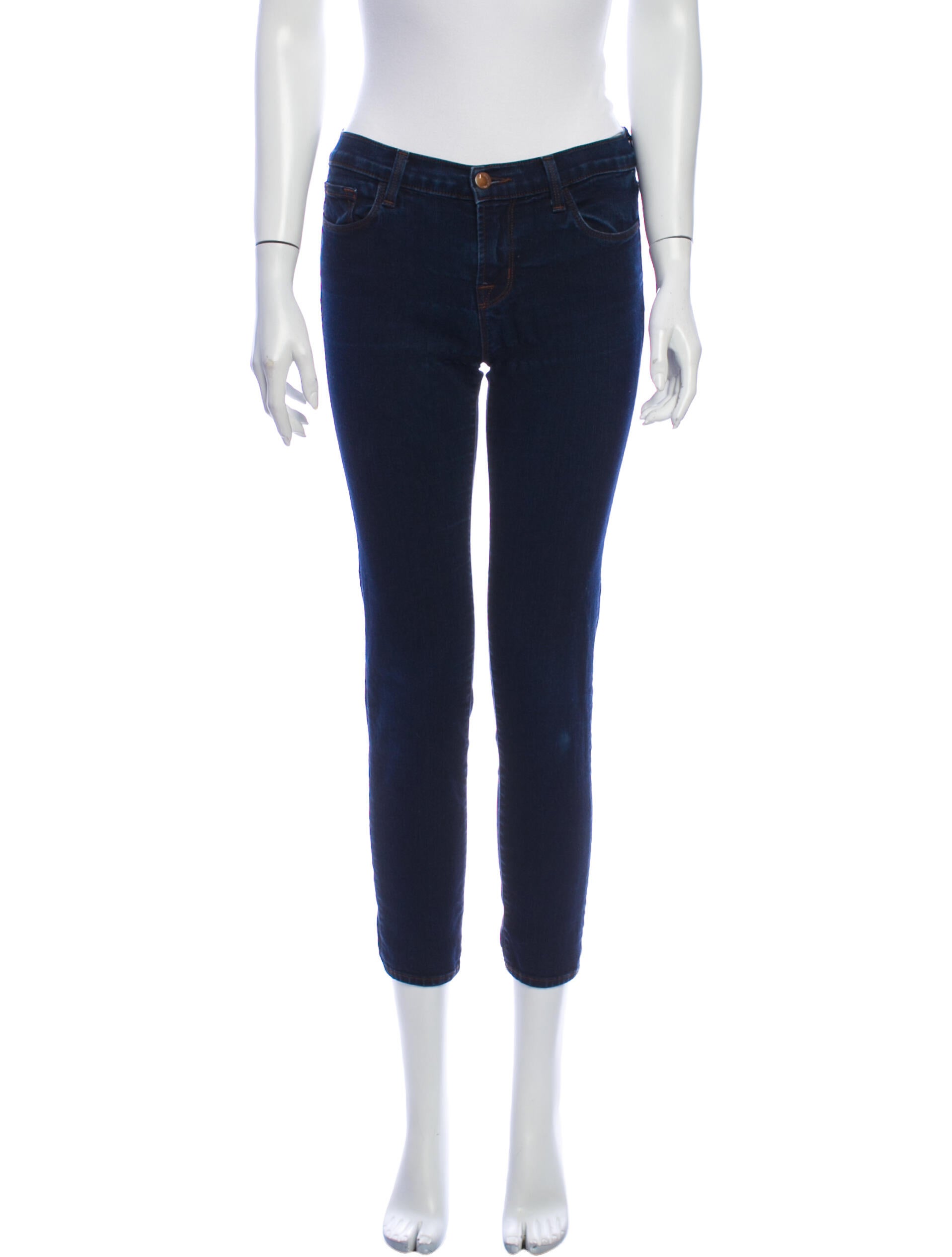 J Brand Mid-Rise Skinny Leg Jeans