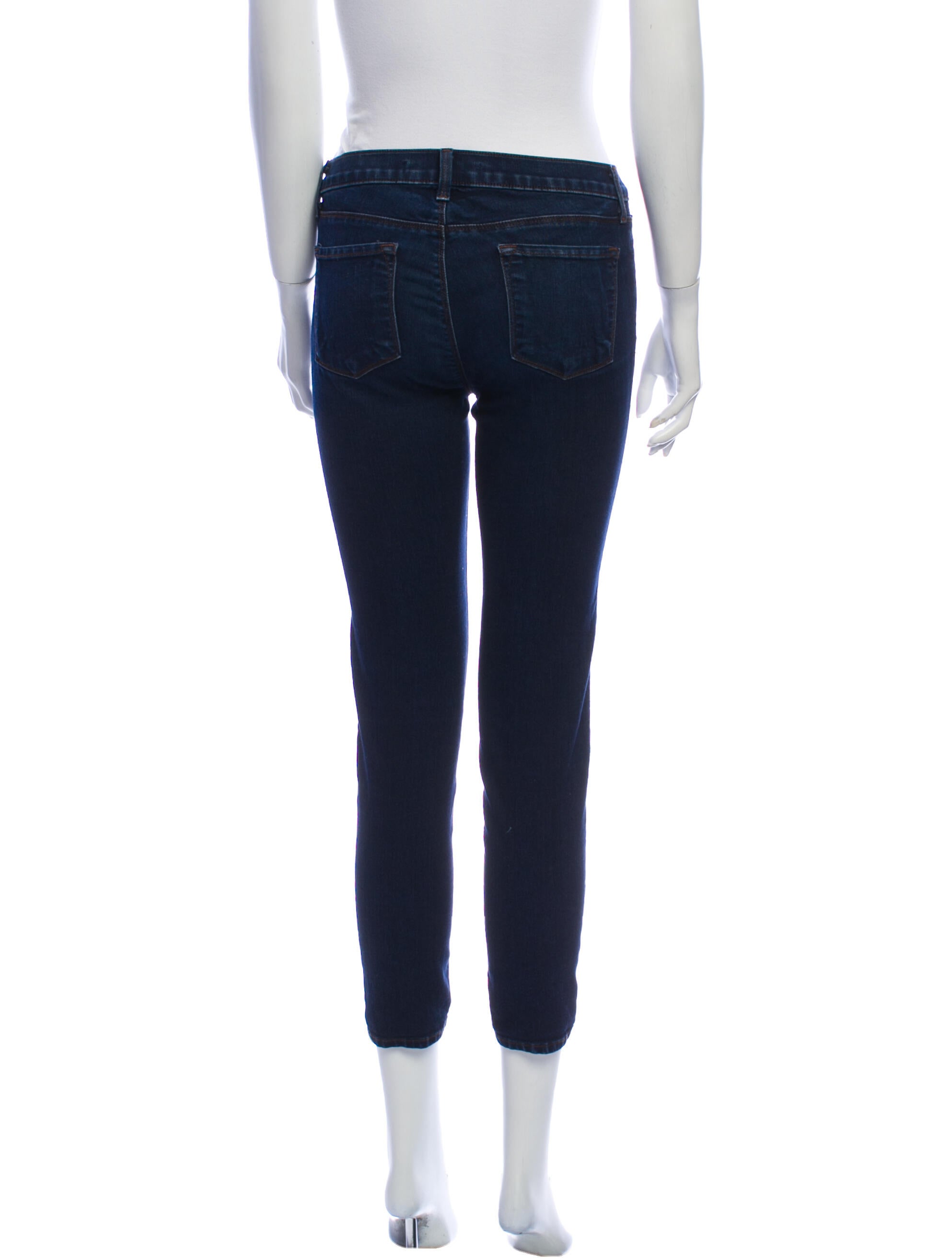 J Brand Mid-Rise Skinny Leg Jeans