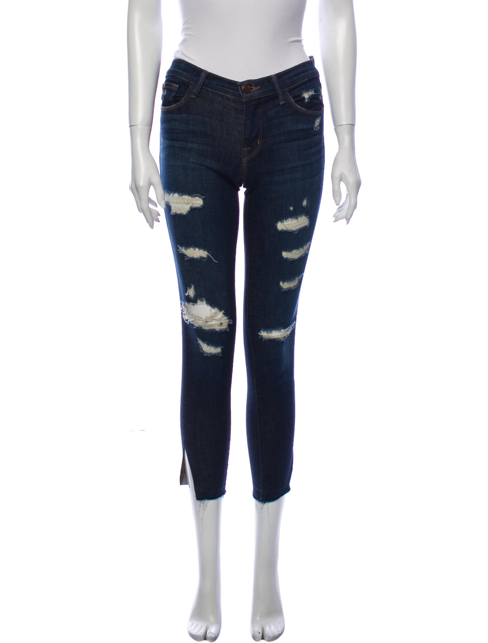 J Brand Low-Rise Skinny Leg Jeans