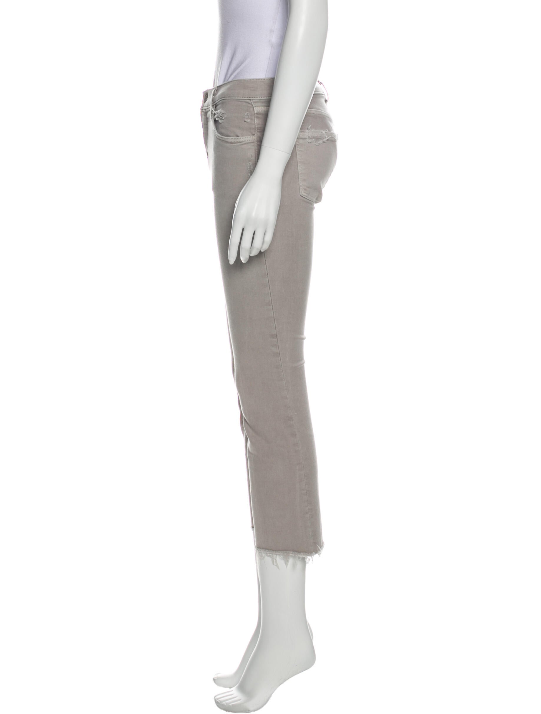 J Brand Mid-Rise Straight Leg Jeans