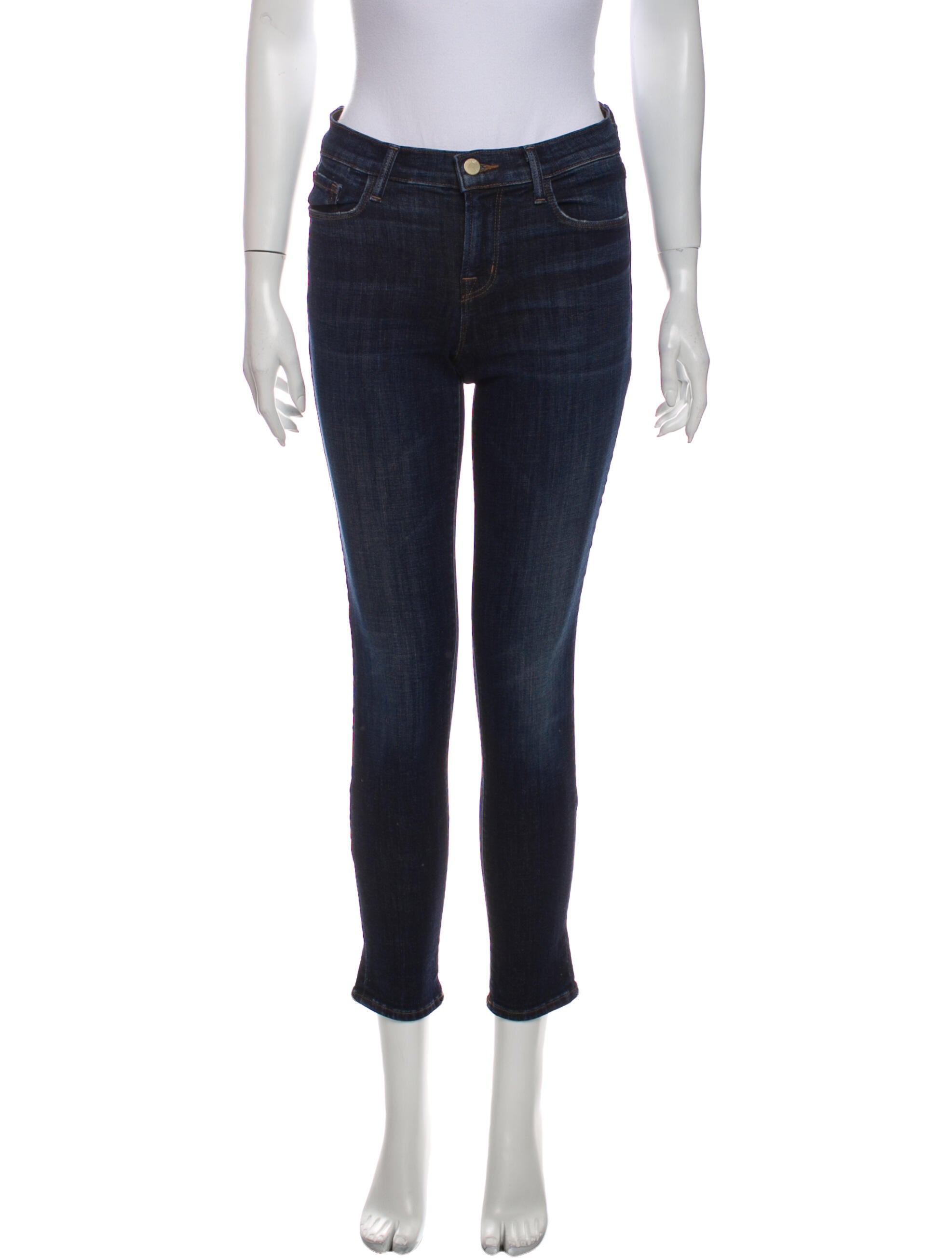 J Brand Mid-Rise Skinny Leg Jeans