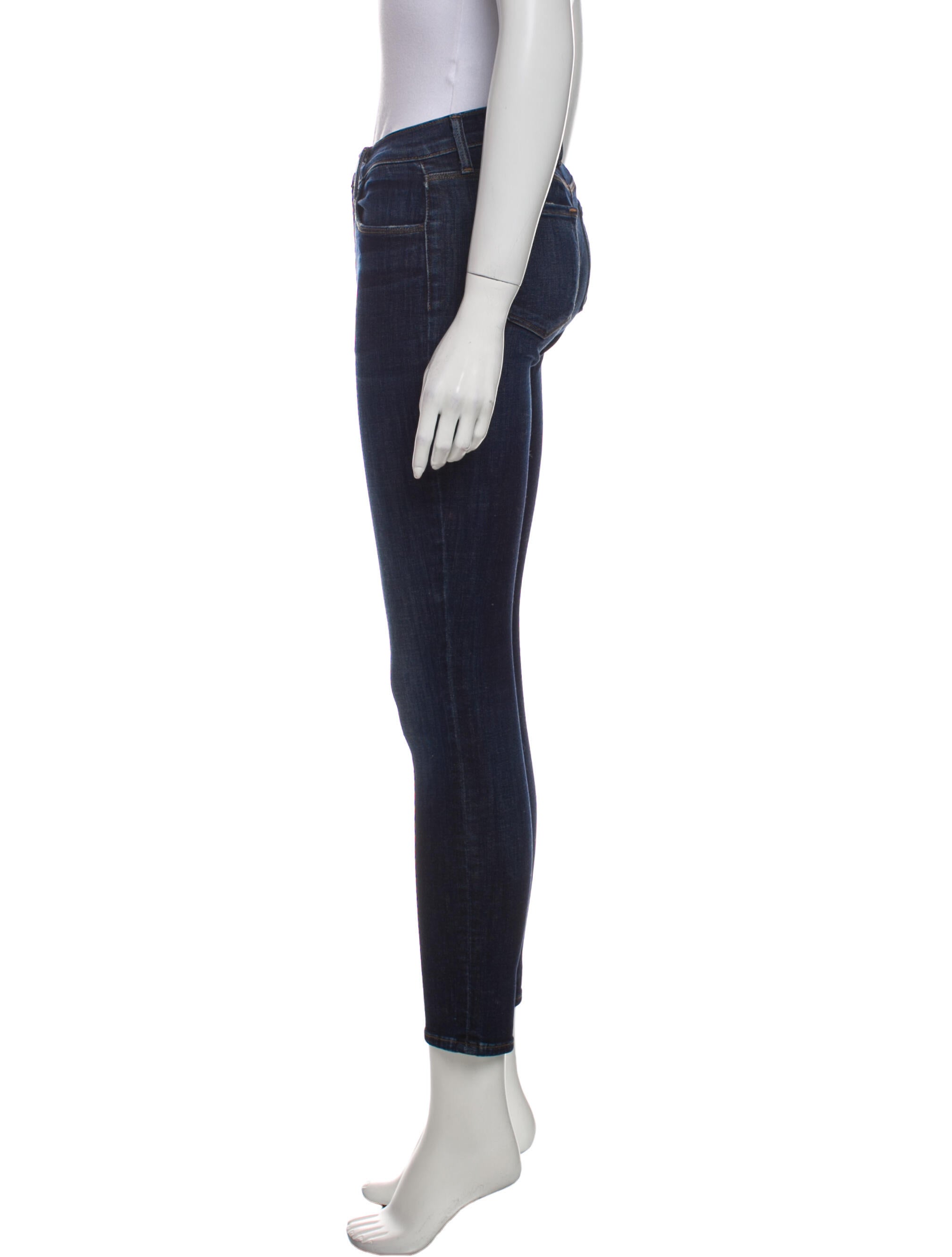 J Brand Mid-Rise Skinny Leg Jeans