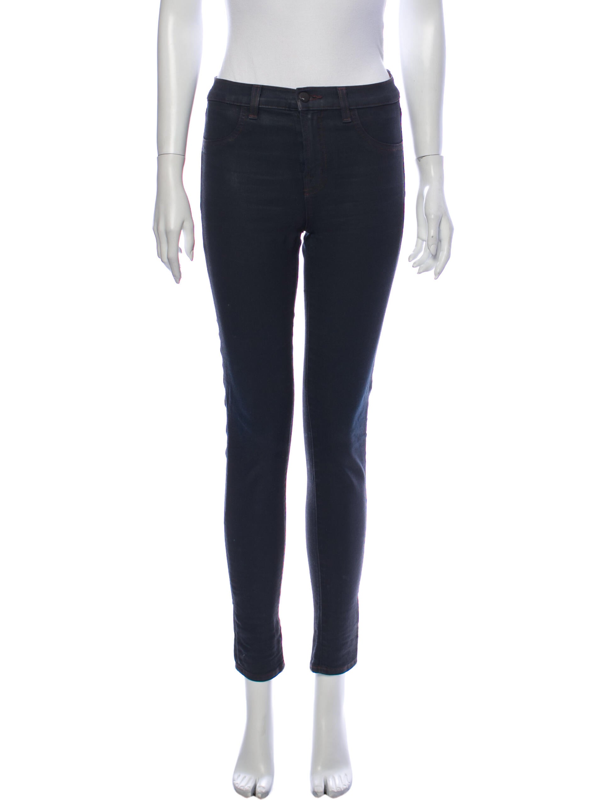 J Brand Mid-Rise Skinny Leg Jeans