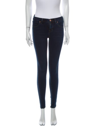 J Brand Mid-Rise Skinny Leg Jeans