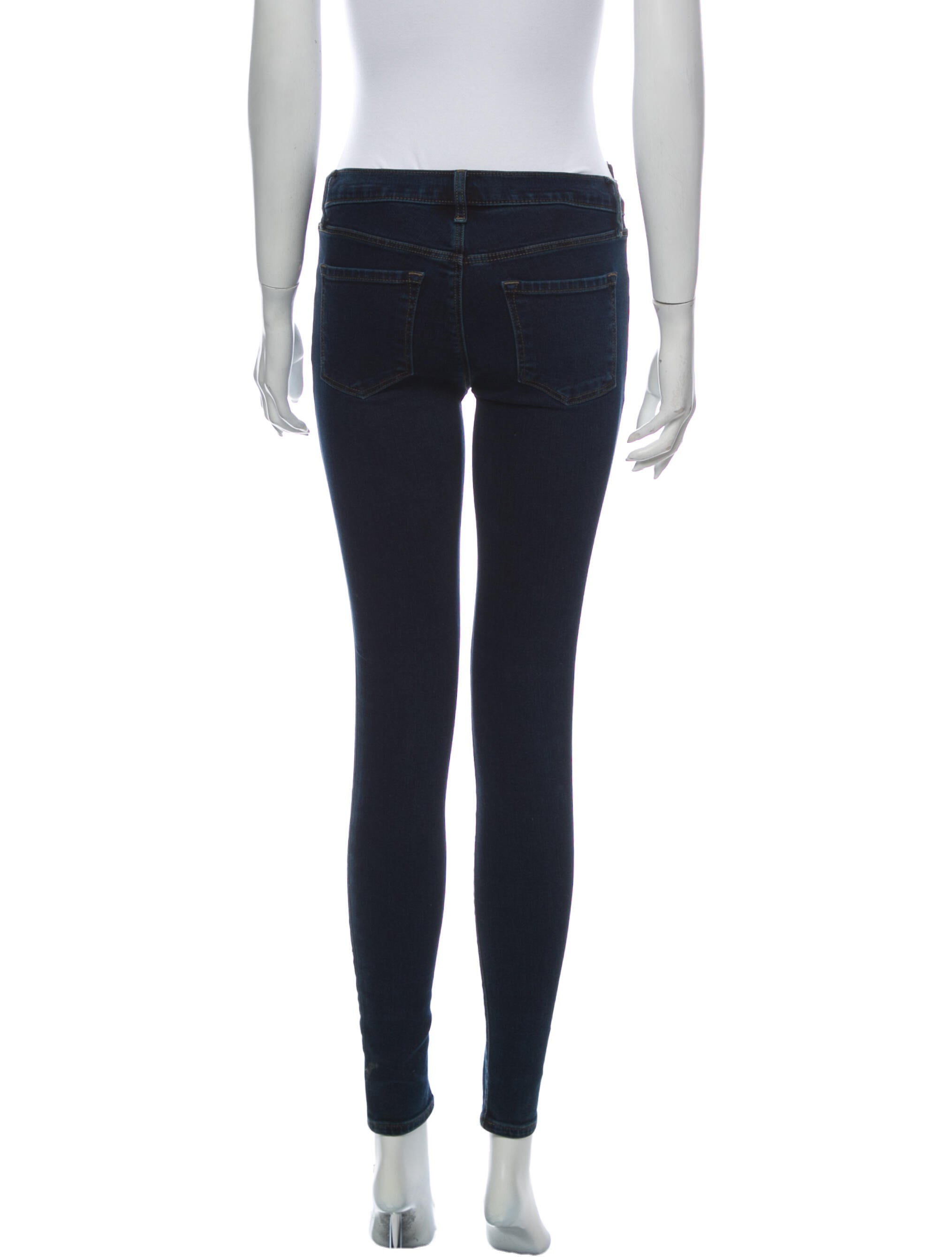 J Brand Mid-Rise Skinny Leg Jeans