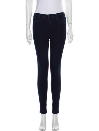 J Brand Mid-Rise Skinny Leg Jeans