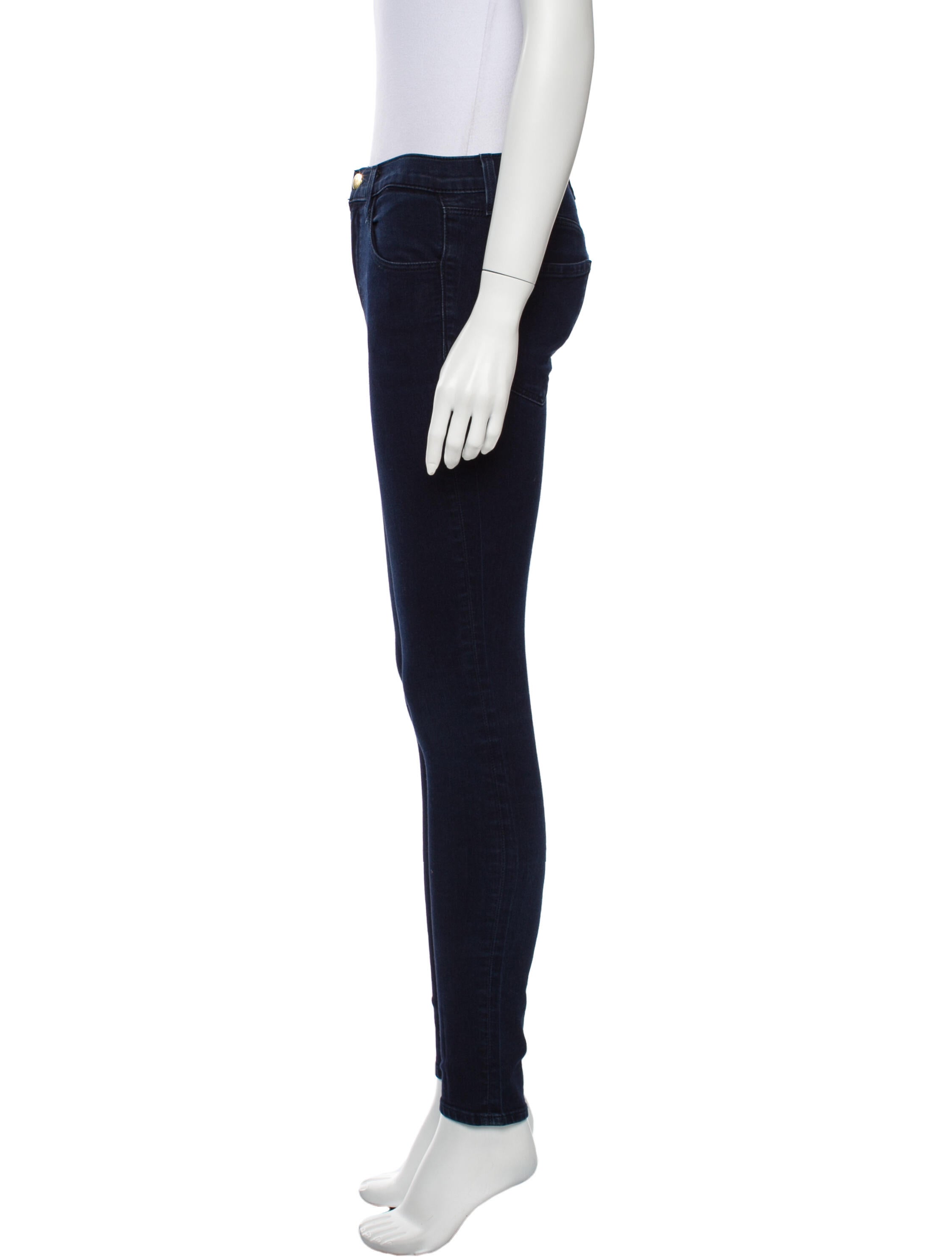 J Brand Mid-Rise Skinny Leg Jeans