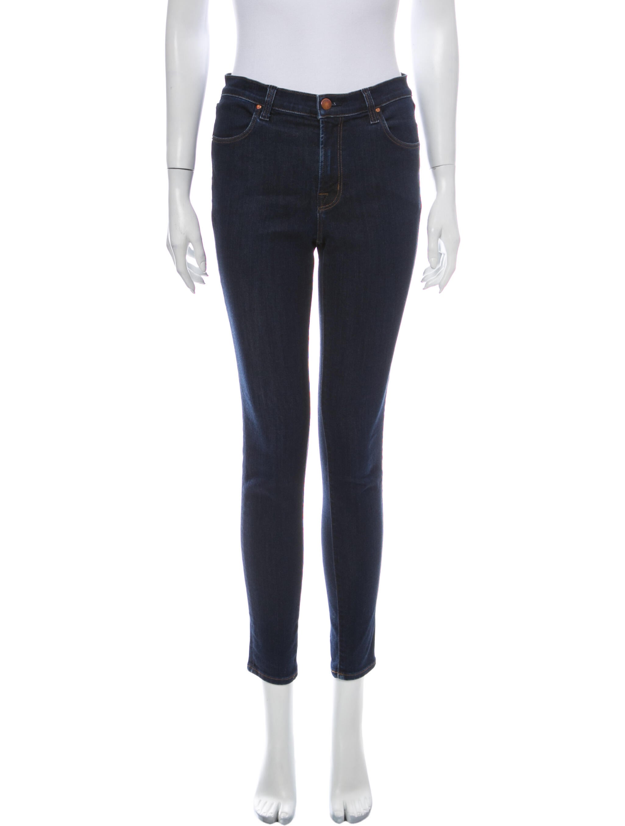 J Brand Mid-Rise Skinny Leg Jeans