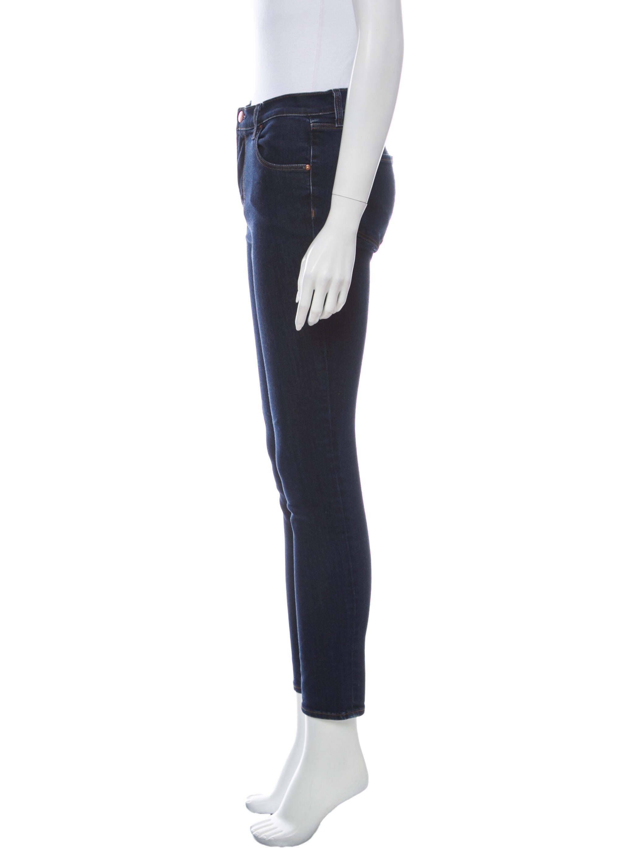 J Brand Mid-Rise Skinny Leg Jeans