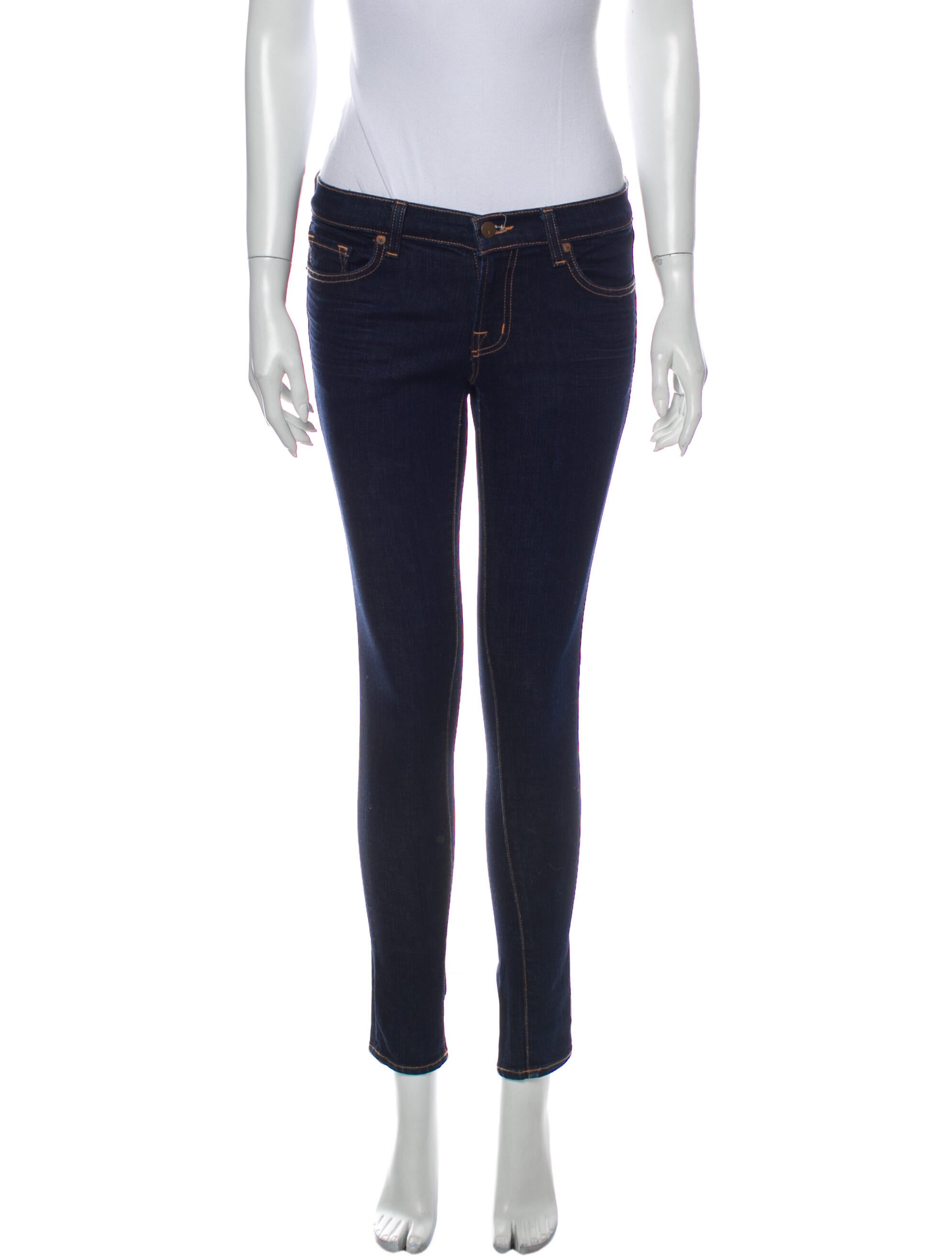 J Brand Low-Rise Skinny Leg Jeans