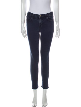 J Brand Mid-Rise Skinny Leg Jeans