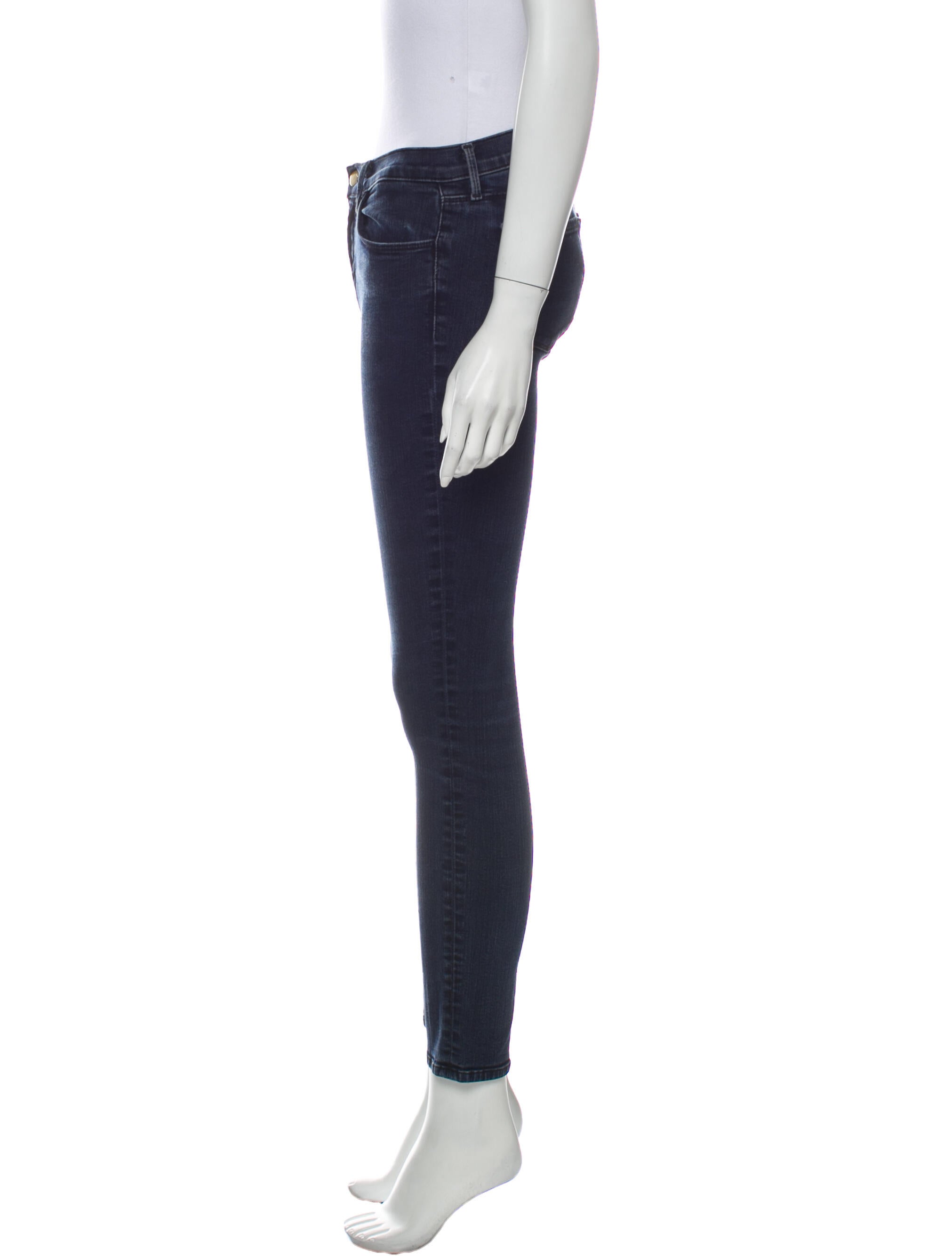 J Brand Mid-Rise Skinny Leg Jeans