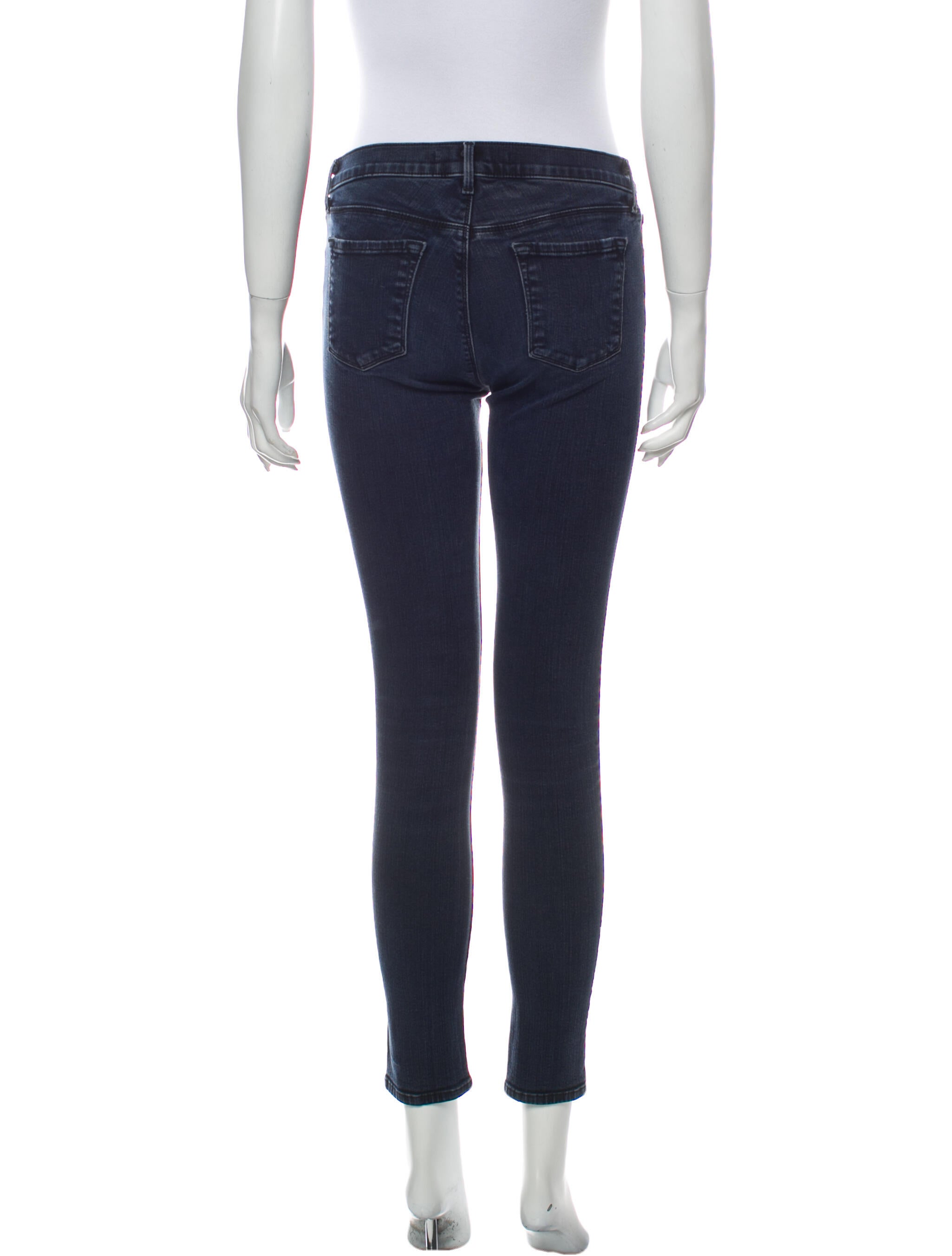 J Brand Mid-Rise Skinny Leg Jeans