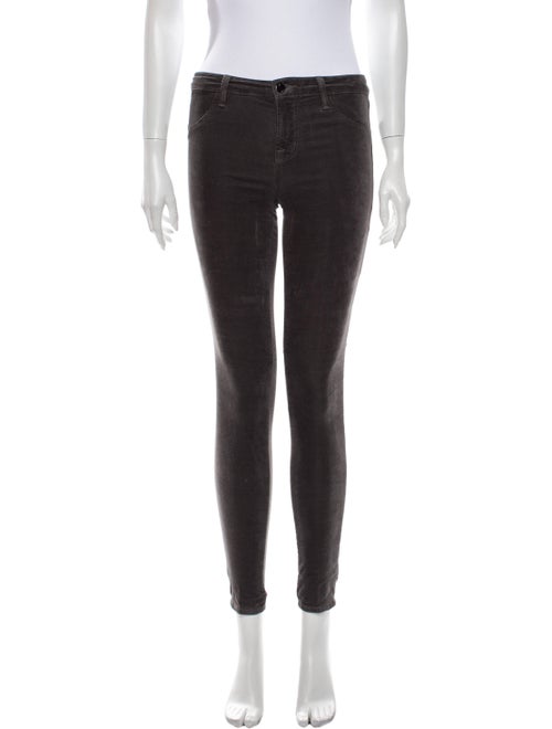 J Brand Mid-Rise Skinny Leg Jeans