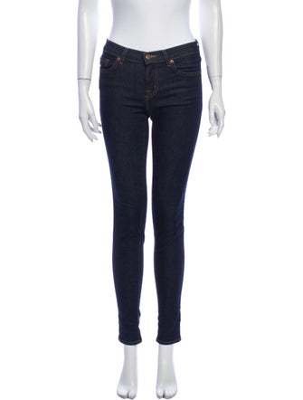 J Brand Mid-Rise Skinny Leg Jeans