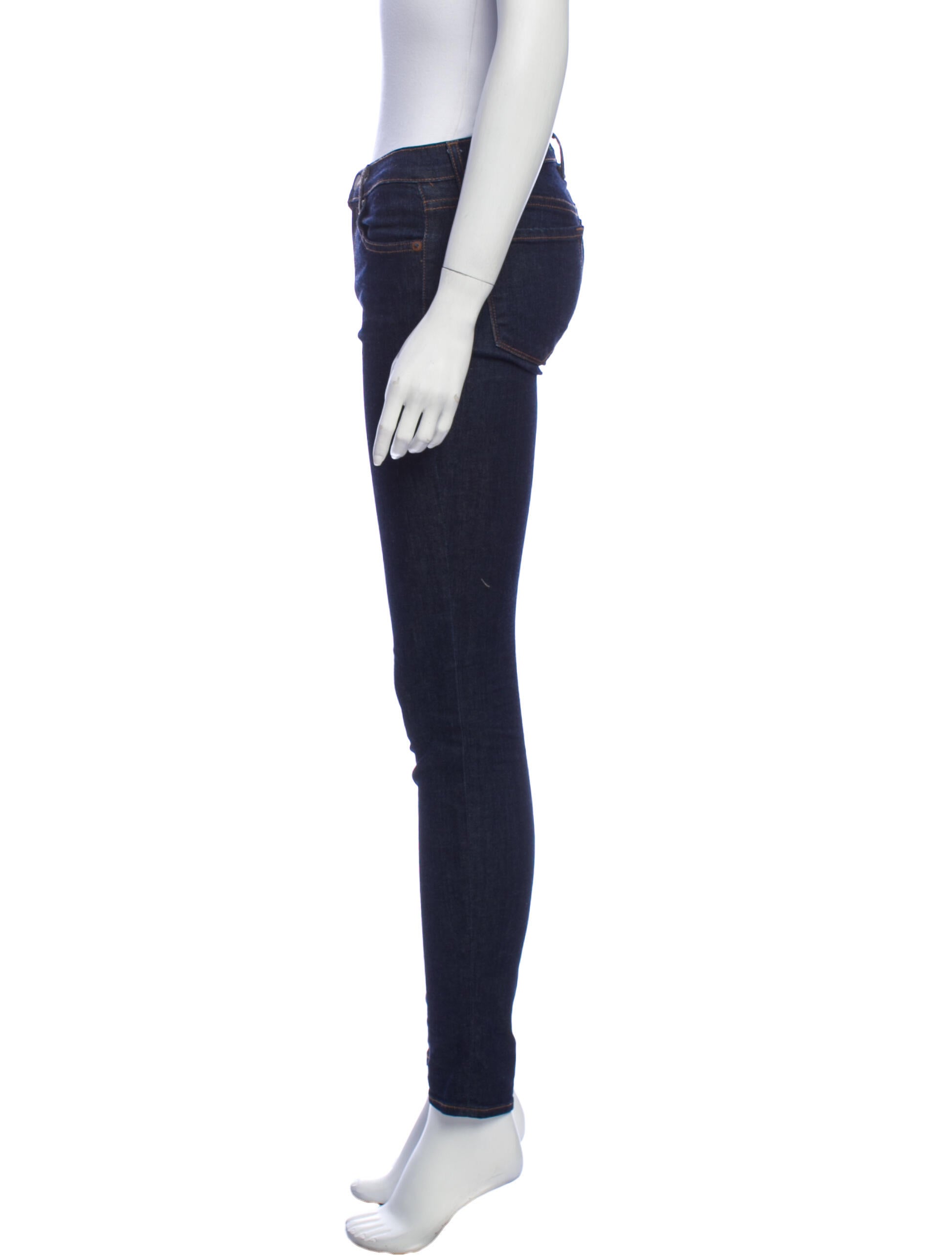 J Brand Mid-Rise Skinny Leg Jeans