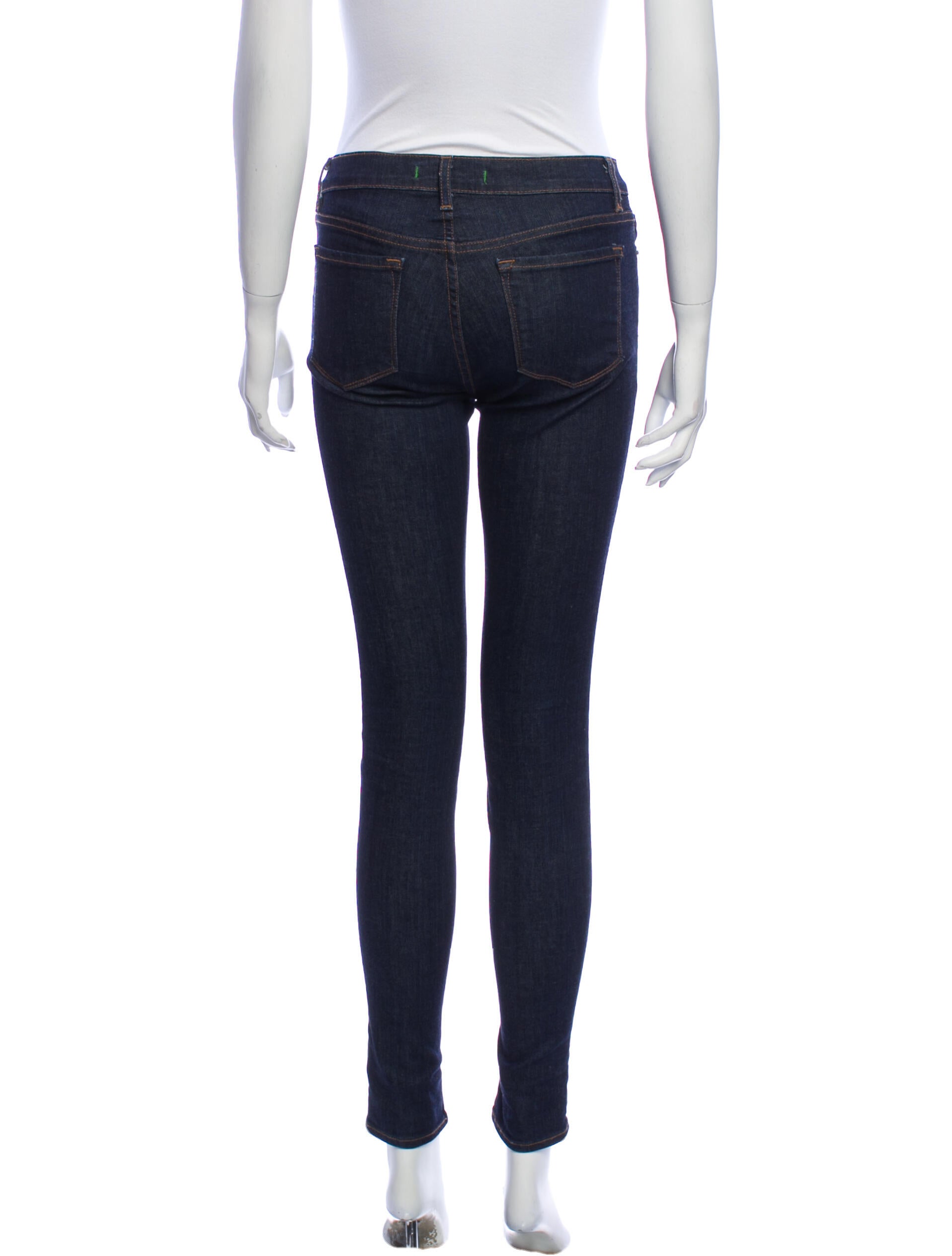 J Brand Mid-Rise Skinny Leg Jeans