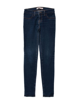 J Brand Low-Rise Skinny Leg Jeans