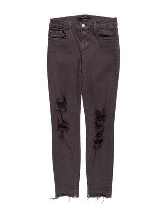 J Brand Low-Rise Skinny Leg Jeans