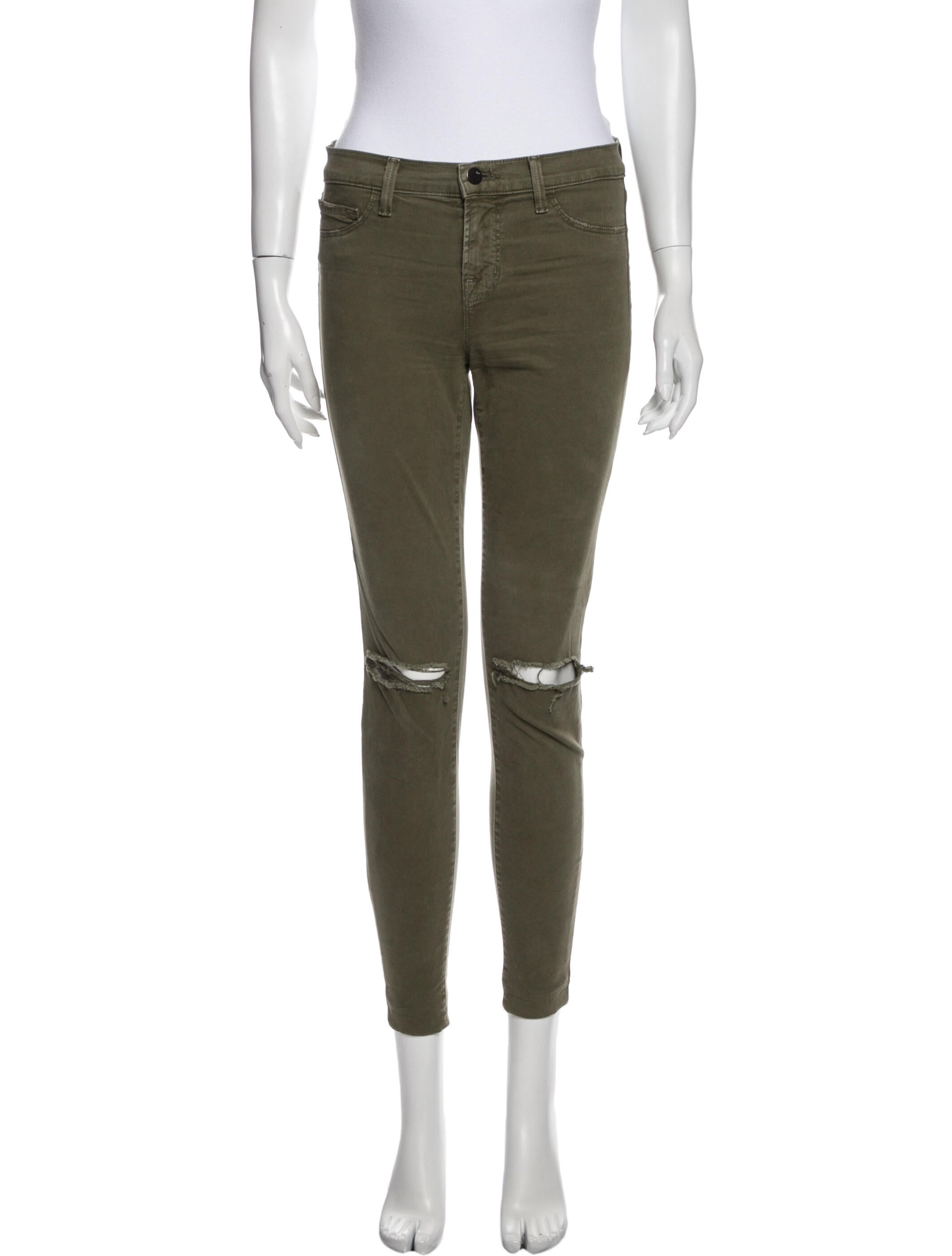 J Brand Mid-Rise Skinny Leg Jeans