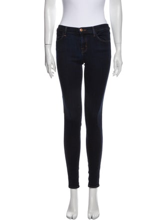 J Brand Mid-Rise Skinny Leg Jeans