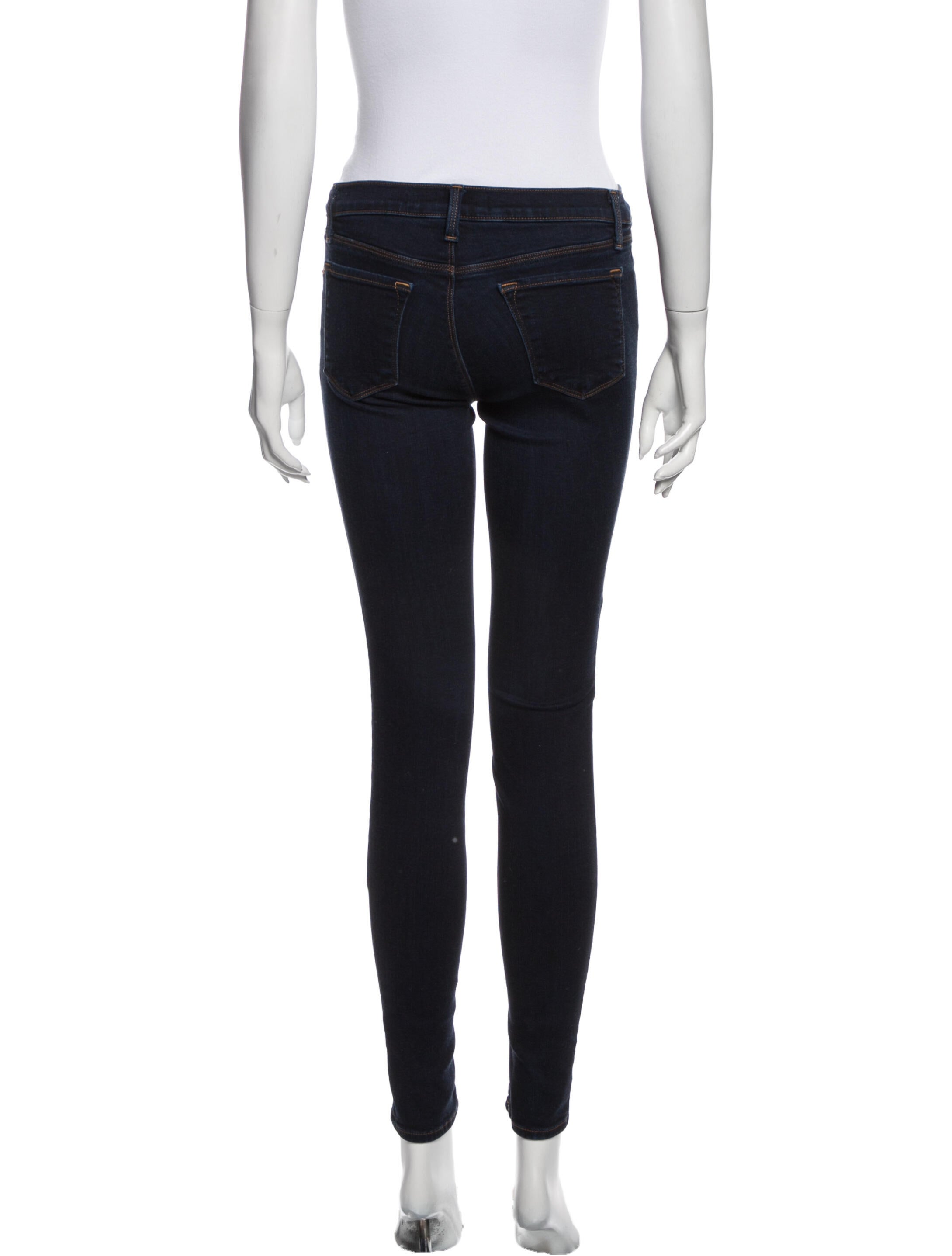 J Brand Mid-Rise Skinny Leg Jeans