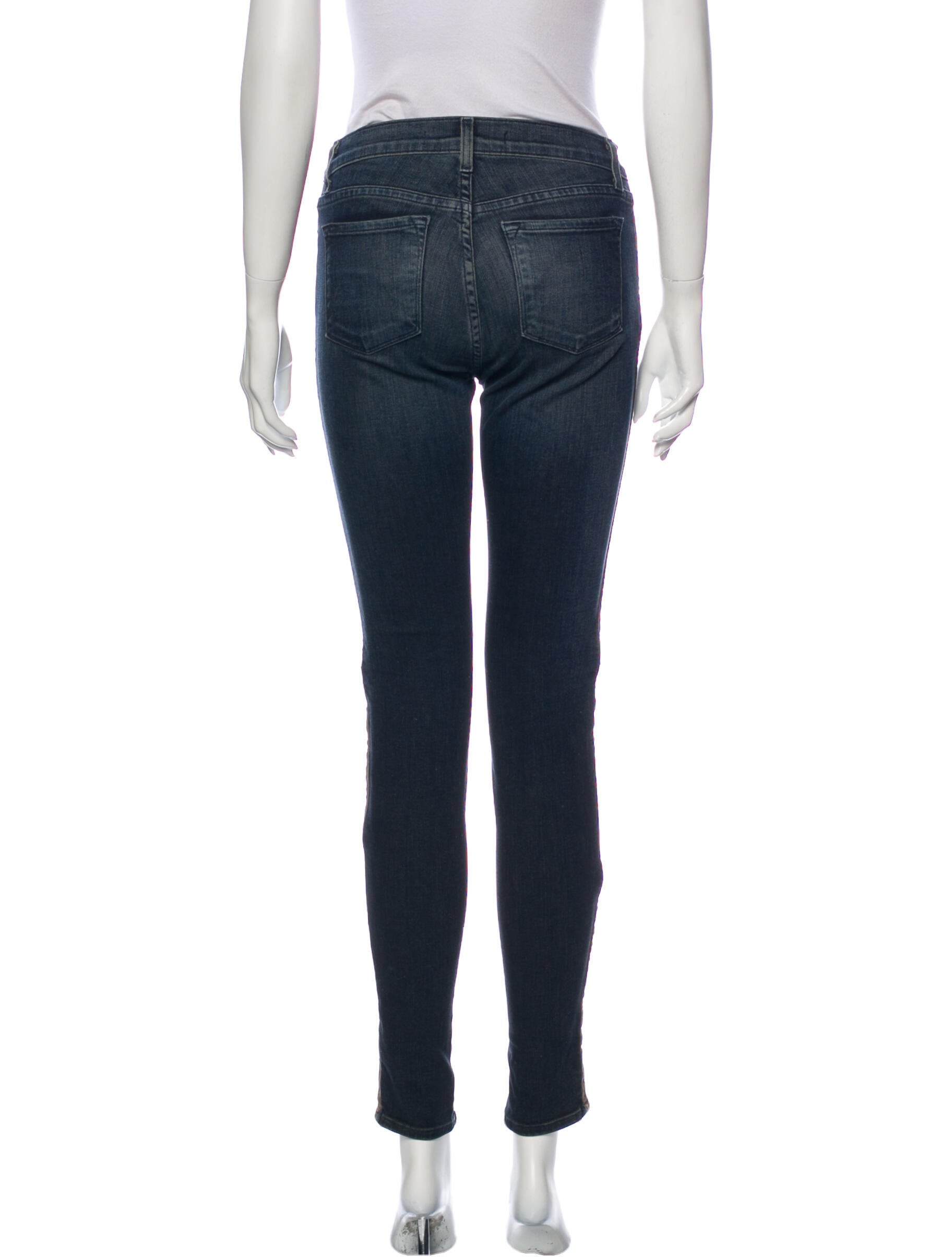 J Brand Mid-Rise Skinny Leg Jeans
