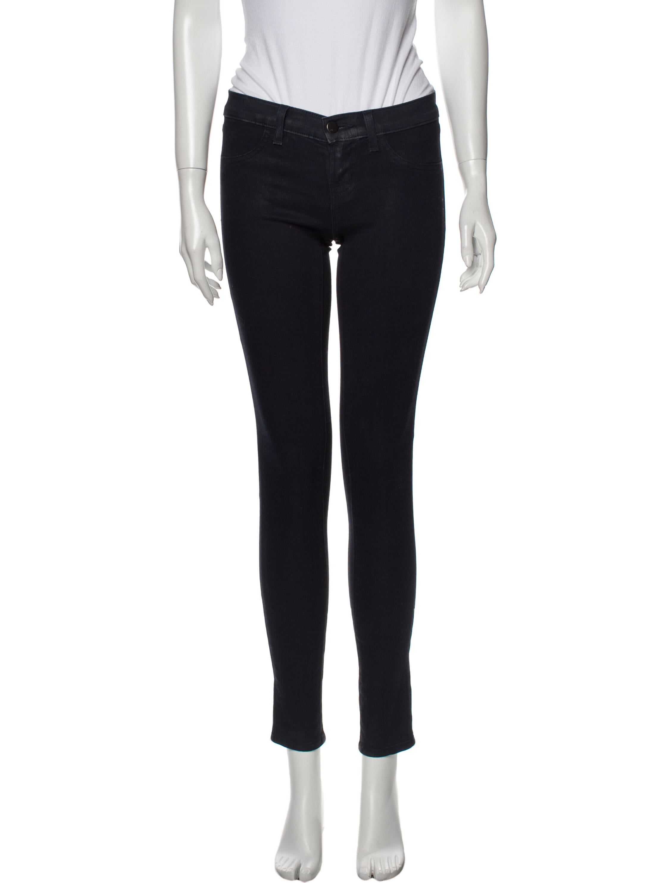 J Brand Low-Rise Skinny Leg Jeans