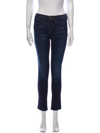 J Brand Mid-Rise Skinny Leg Jeans