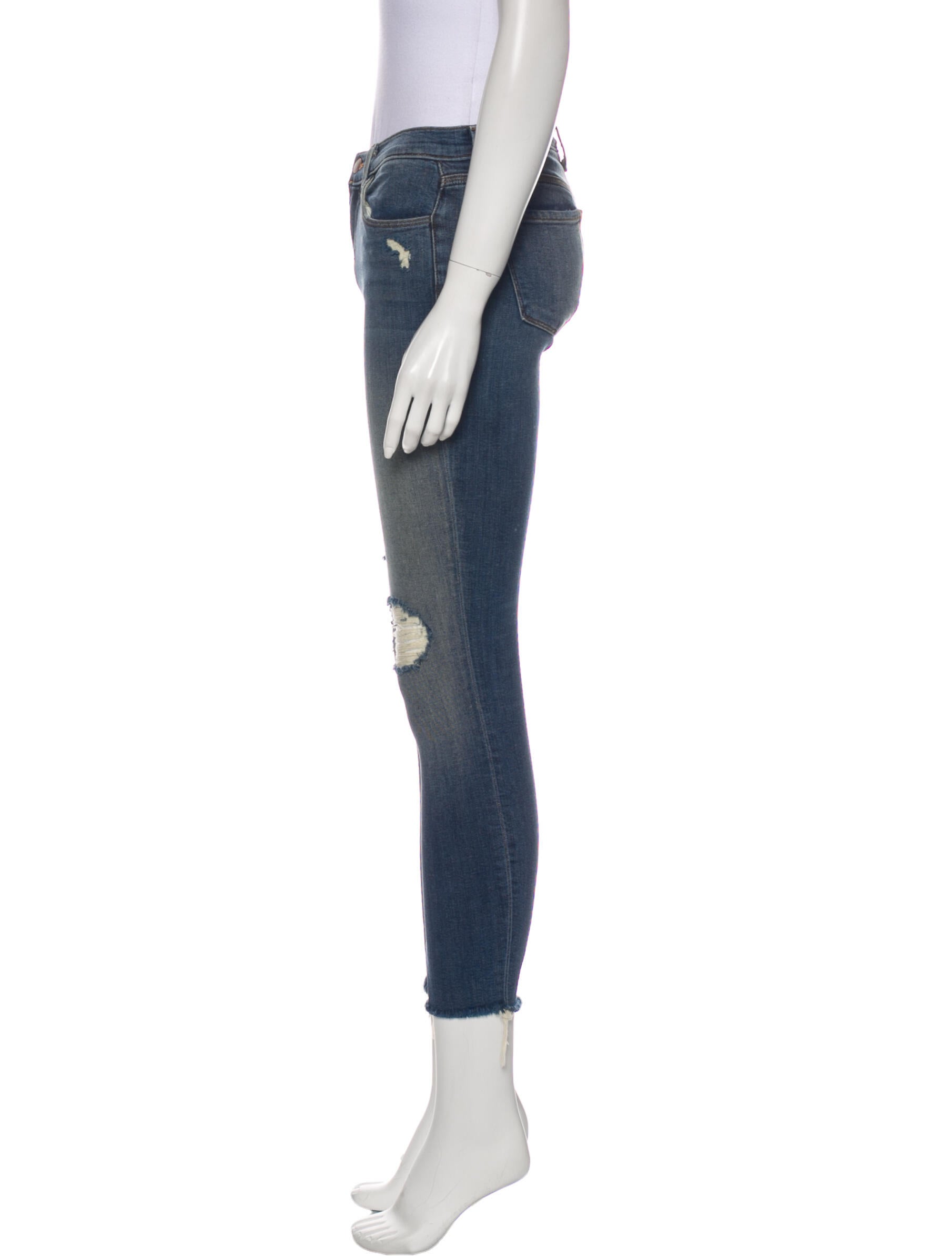 J Brand Mid-Rise Skinny Leg Jeans