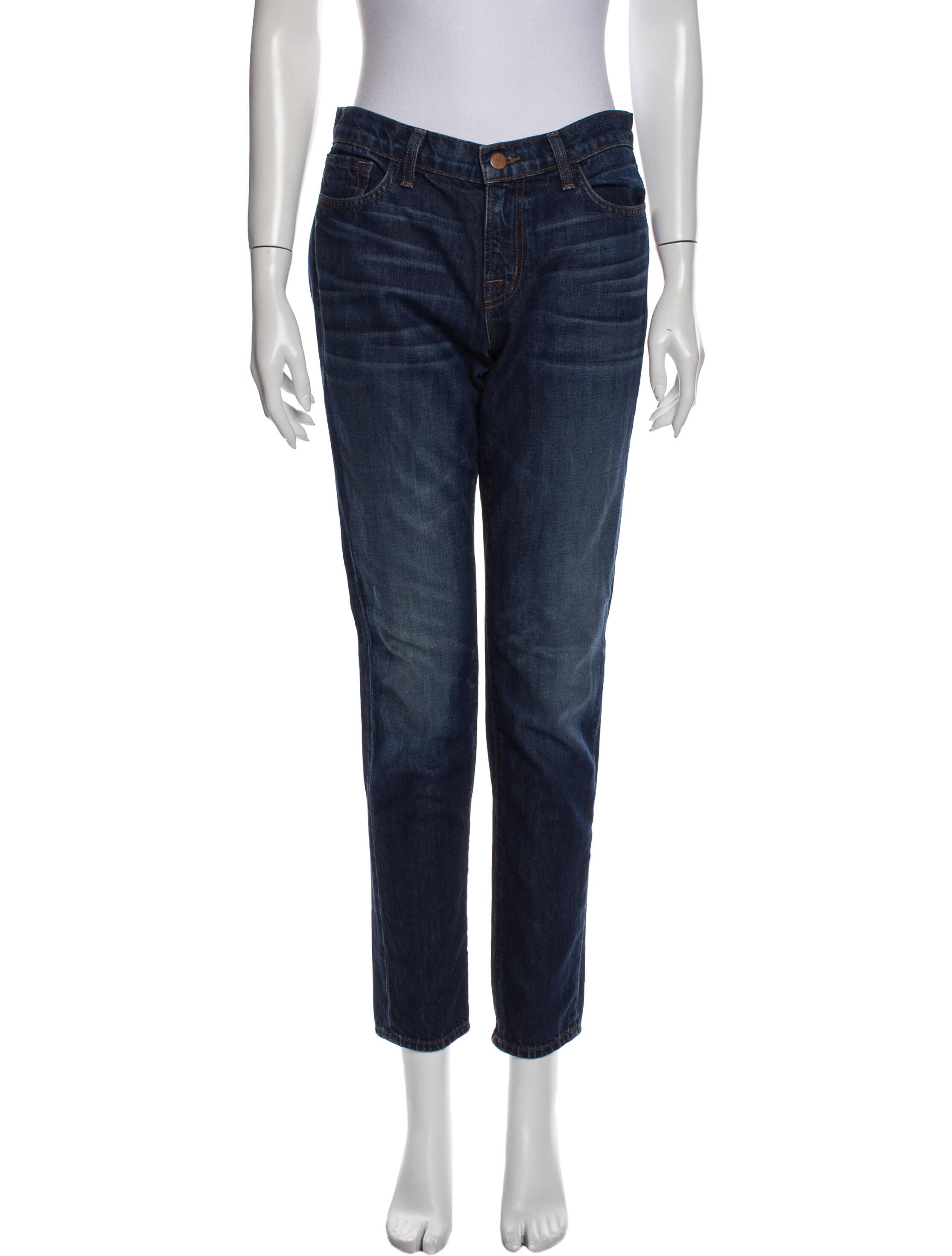 J Brand Mid-Rise Skinny Leg Jeans