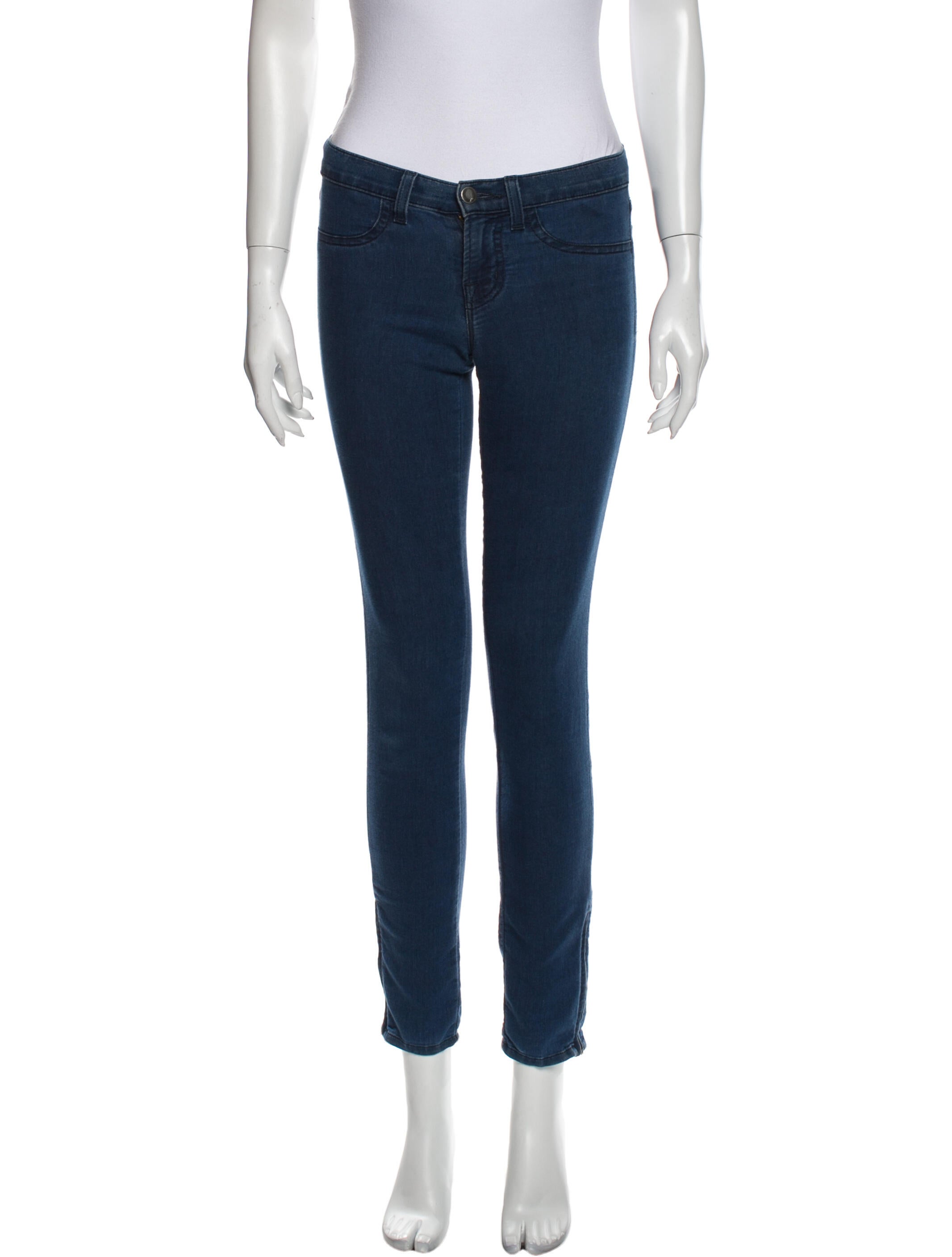 J Brand Low-Rise Skinny Leg Jeans