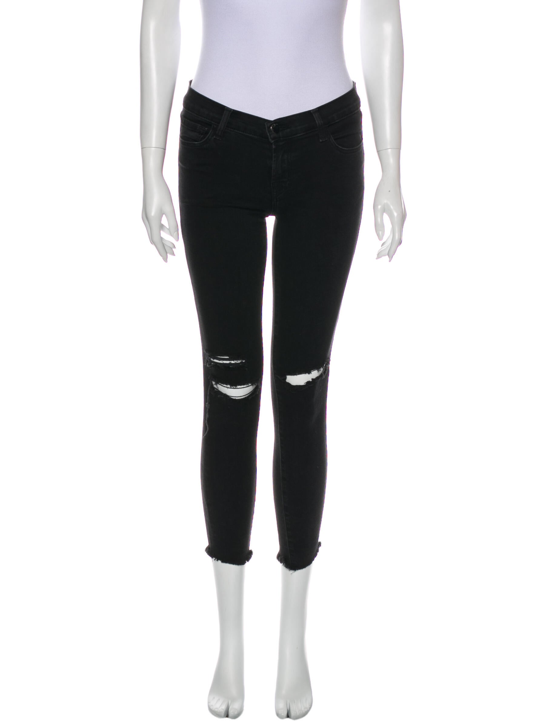 J Brand Low-Rise Skinny Leg Jeans