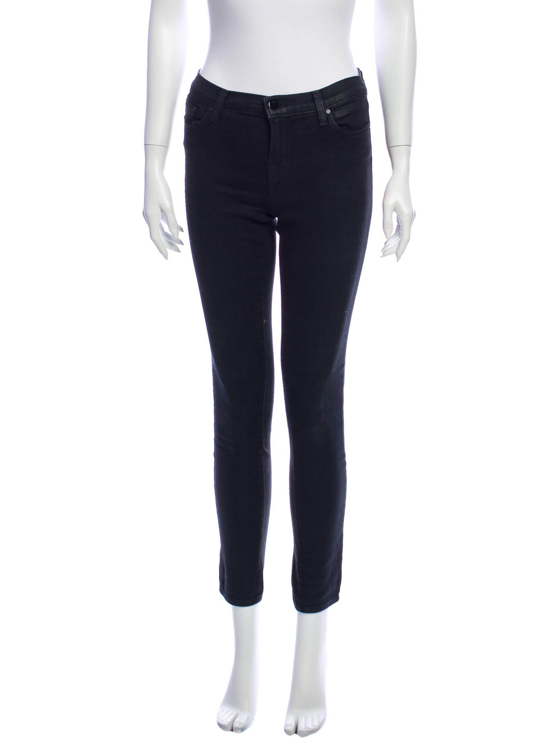 J Brand Mid-Rise Skinny Leg Jeans