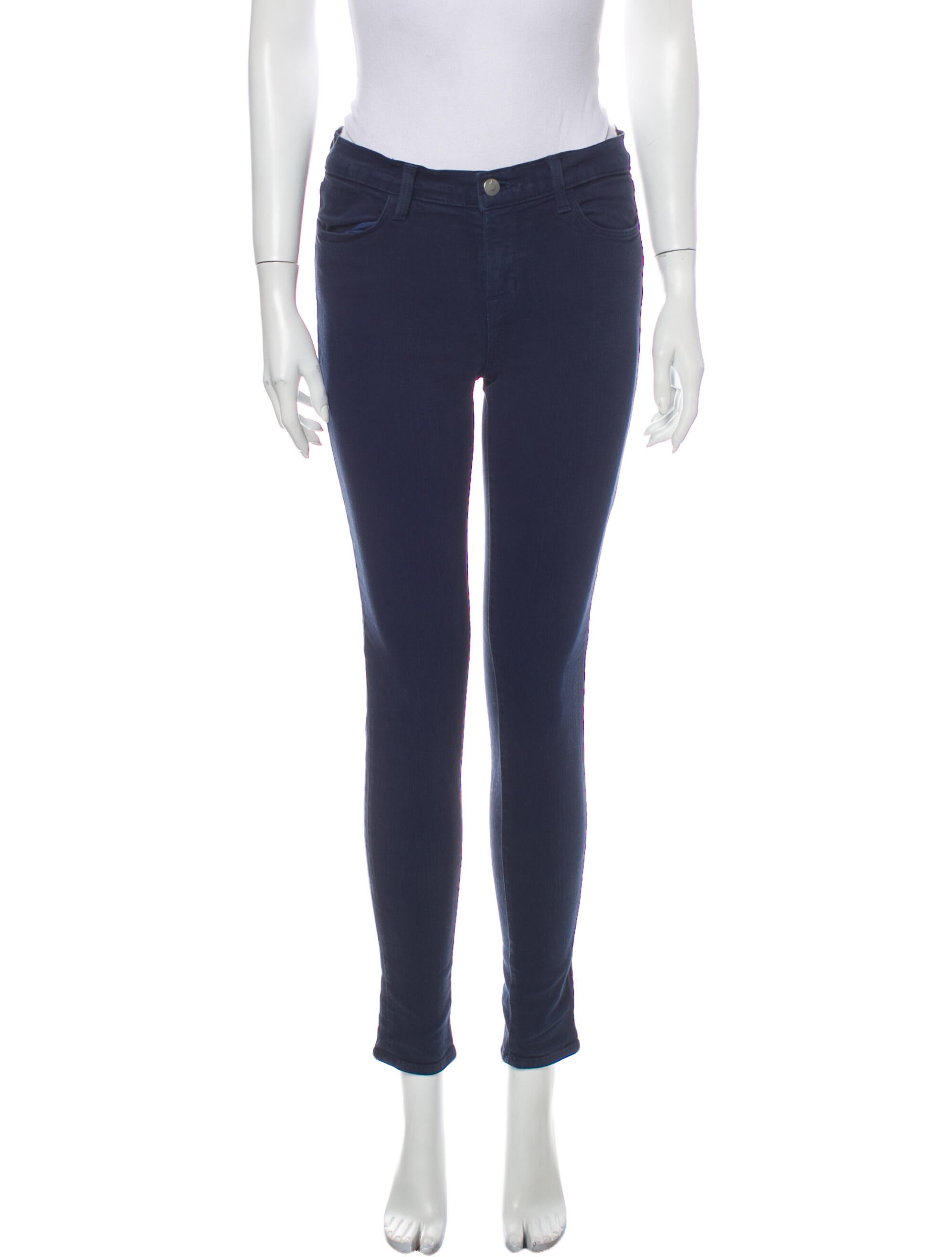 J Brand Mid-Rise Skinny Leg Jeans