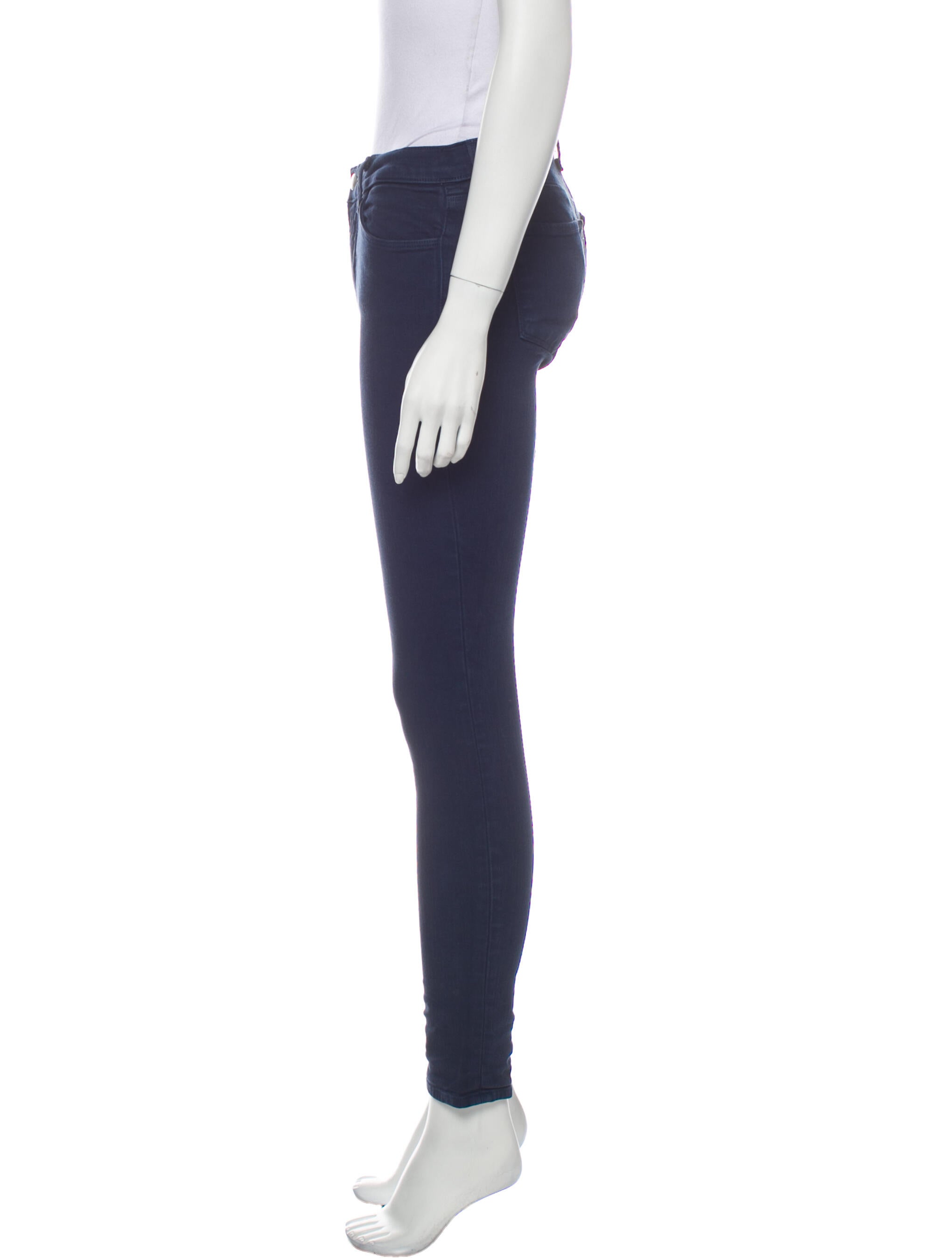 J Brand Mid-Rise Skinny Leg Jeans