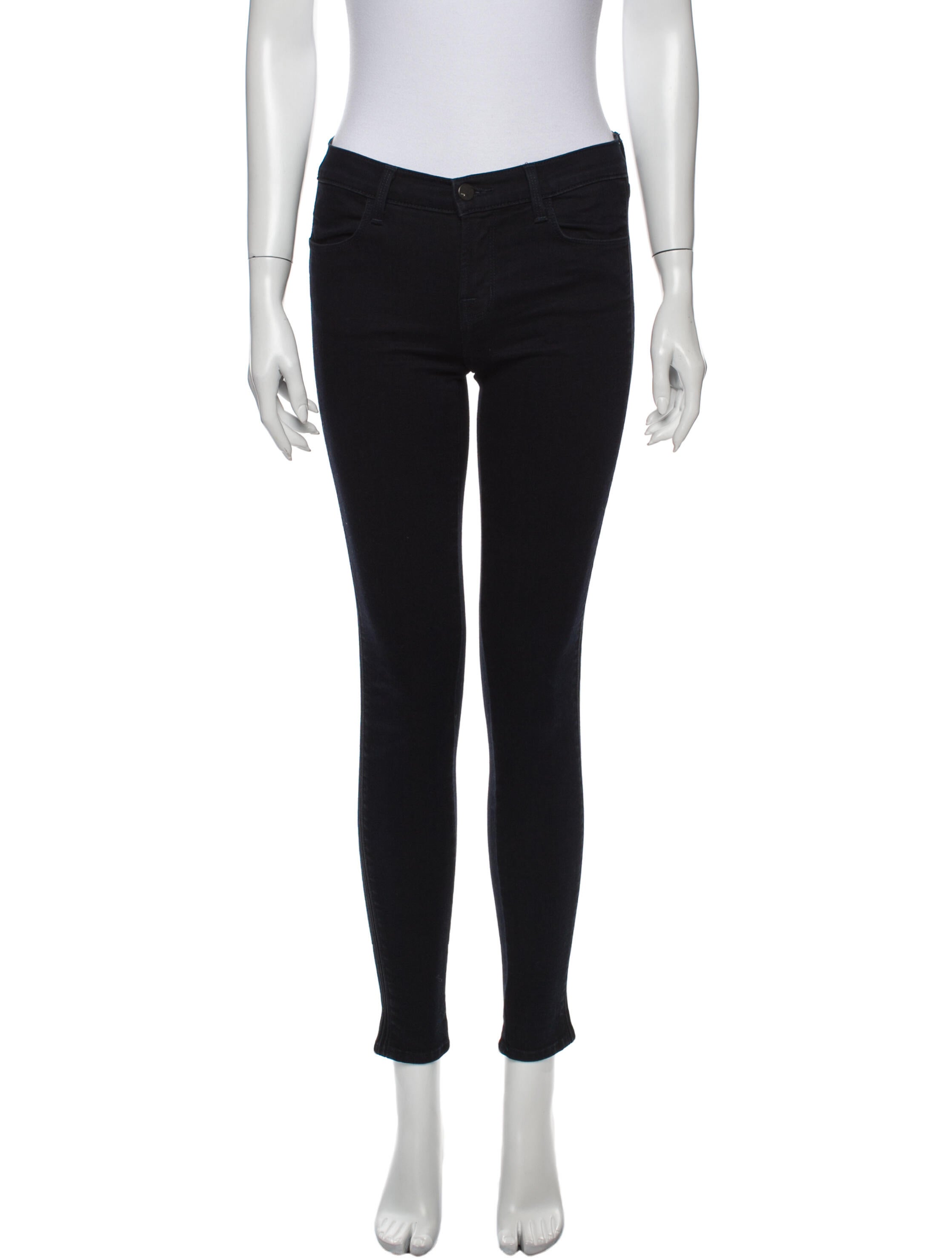 J Brand Mid-Rise Skinny Leg Jeans