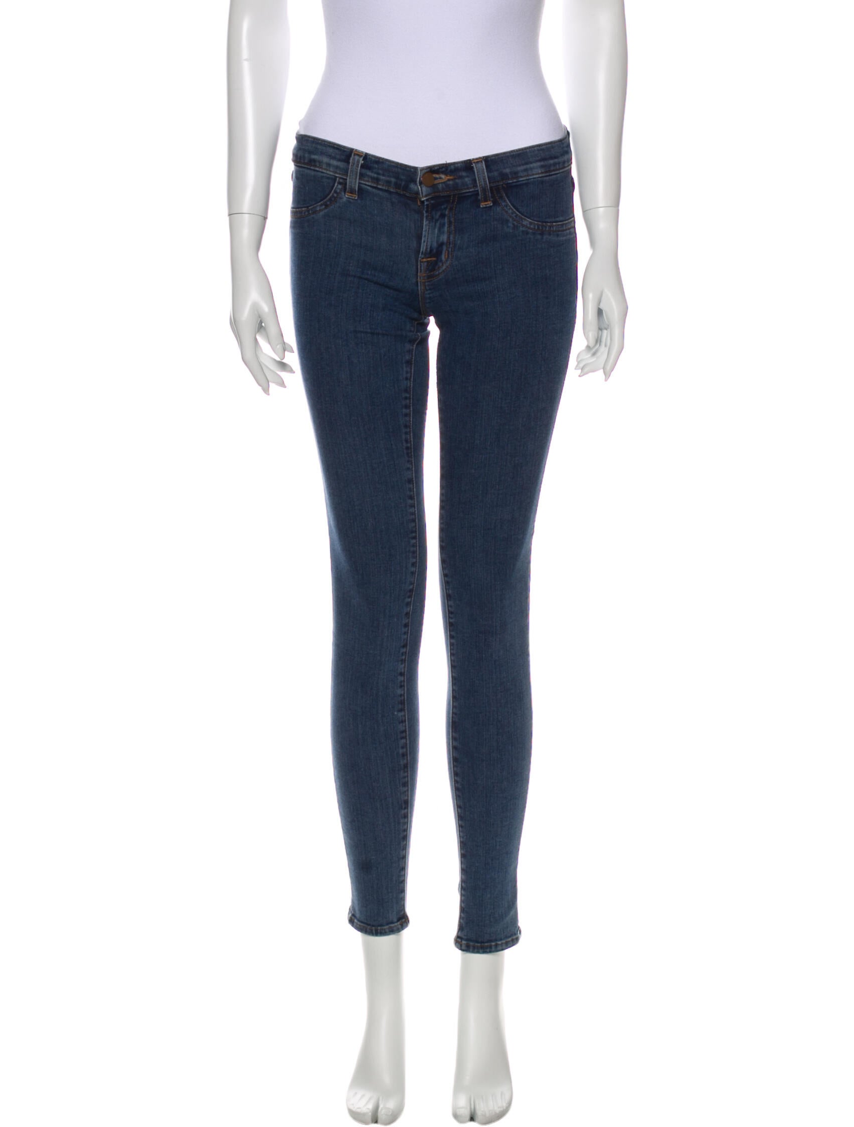 J Brand Low-Rise Skinny Leg Jeans
